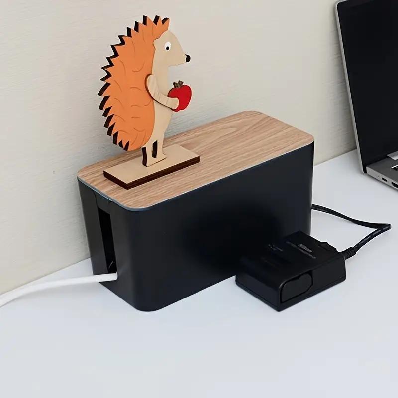 Cable Management Box | Cable Organiser Box to Hide Wires & Power Strips | TV Cord Organizer Box | for Home & Office, Aesthetic R