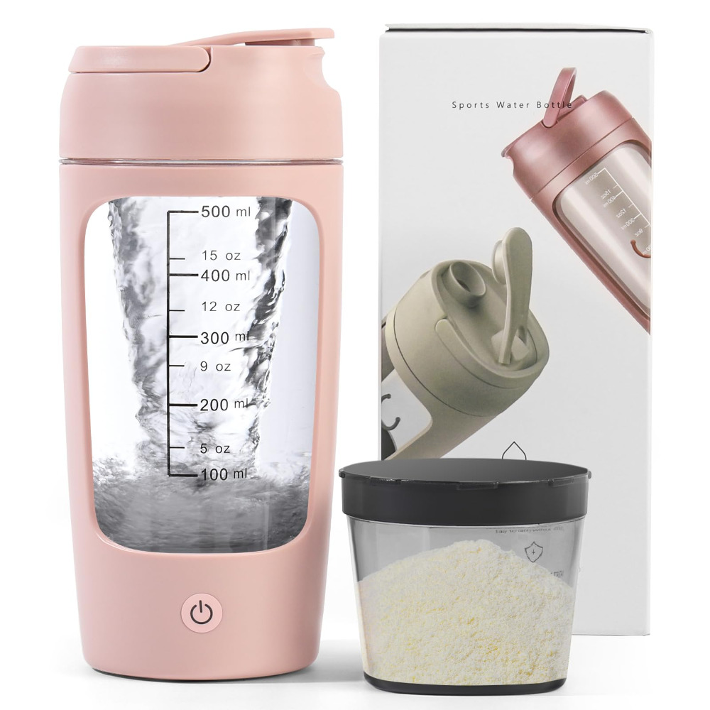 TEMU With , Portable Blender Cup, , Making Protein Shakes And Meal Replacement Shakes On The Go, 650ml, Pink
