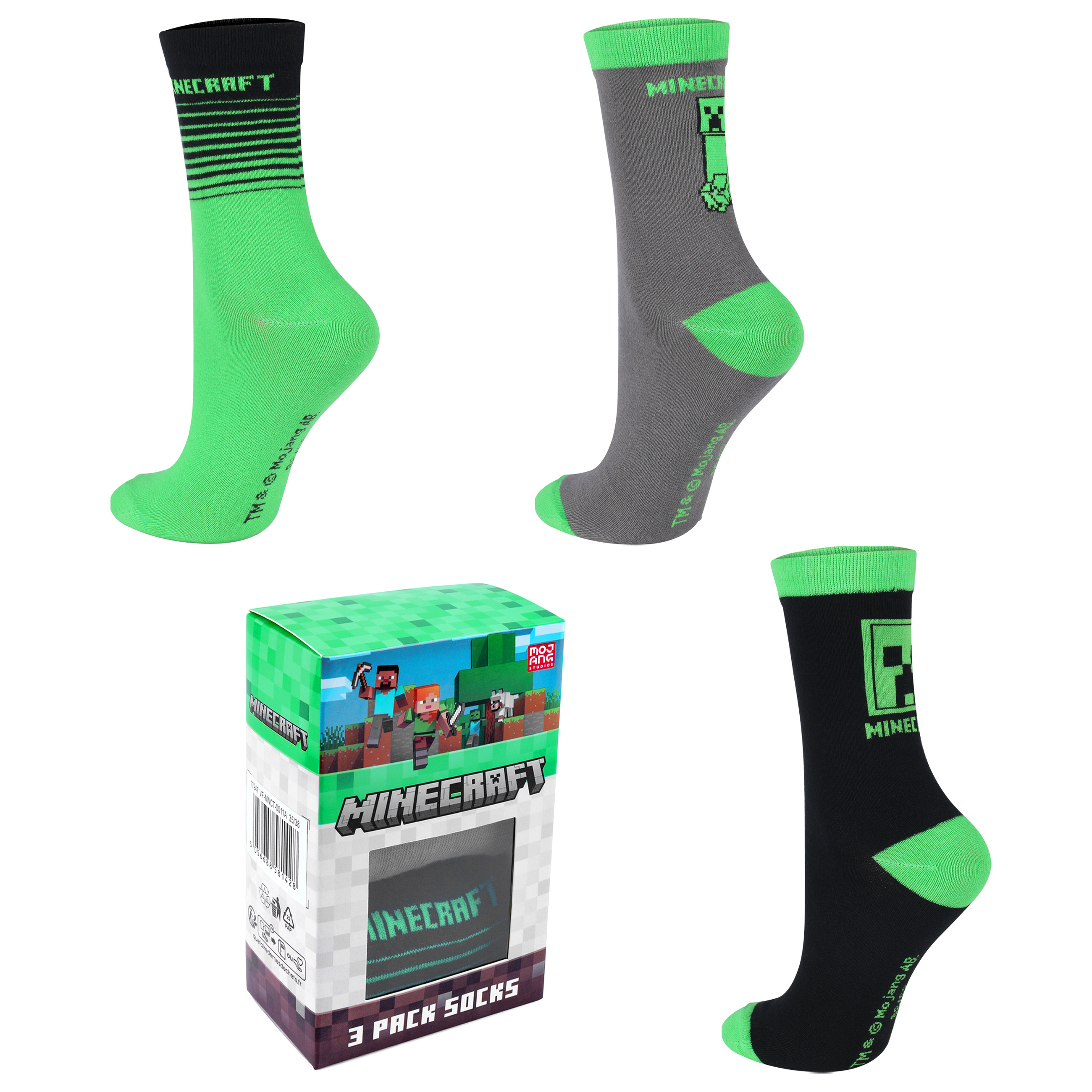 Creeper Socks 3-pack
