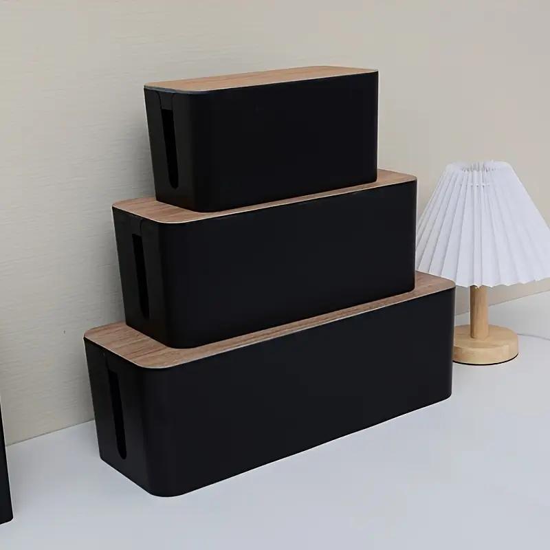 Cable Management Box | Cable Organiser Box to Hide Wires & Power Strips | TV Cord Organizer Box | for Home & Office, Aesthetic R