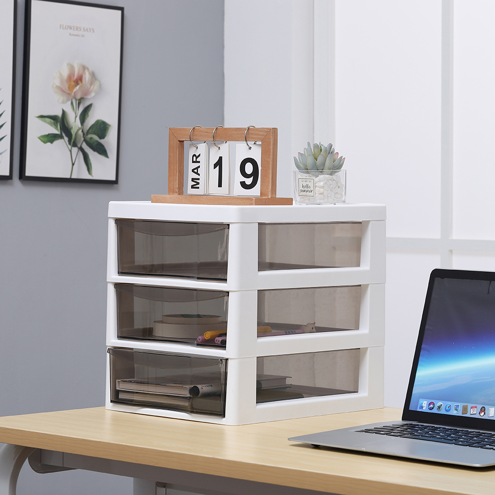 3-Tier Drawer Storage Cabinet for Multi-Purpose Use