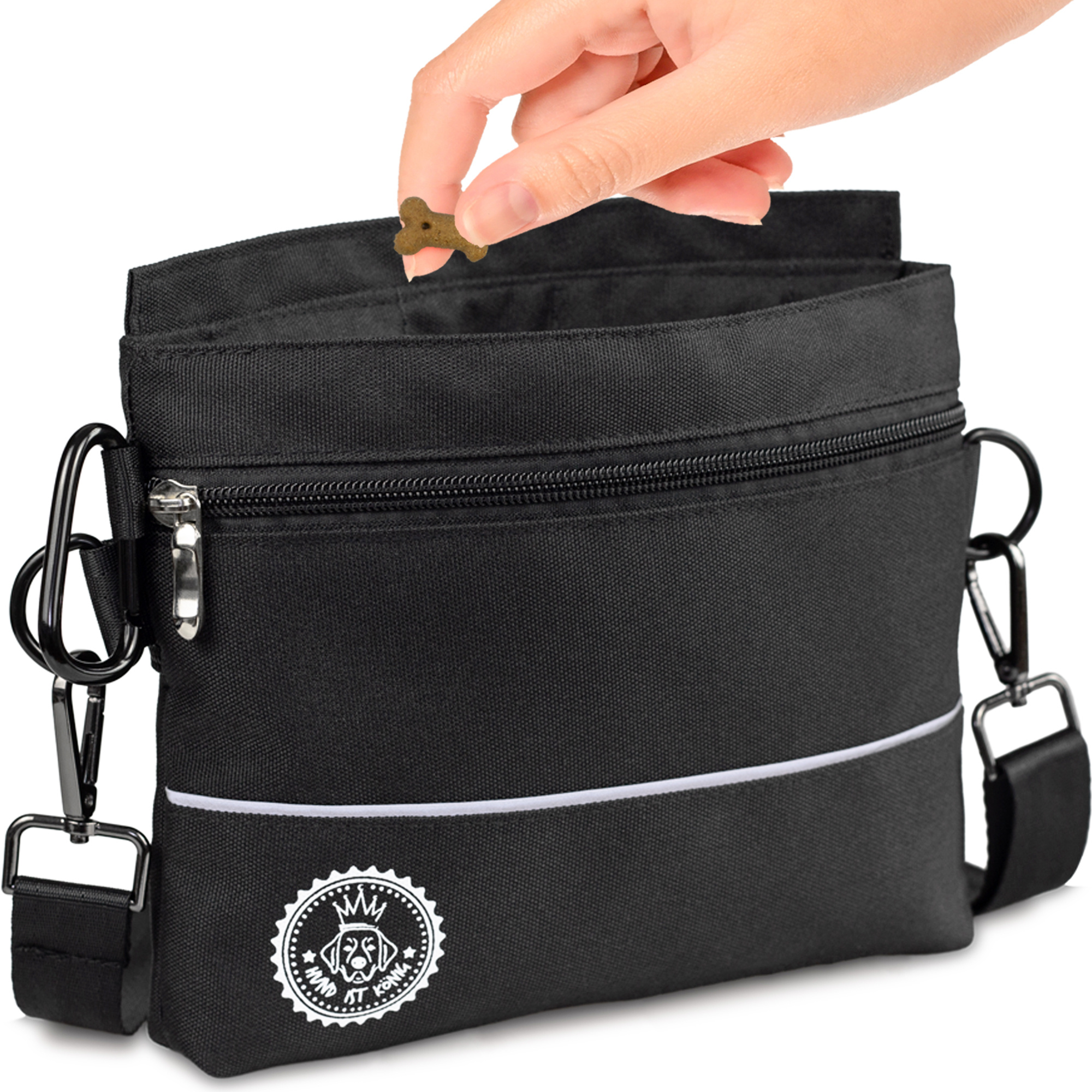 TEMU Dog Treat Bag With Magnetic Closure, Dog Training Treat Pouch, Dog Accessories, Dog Training Treat Bag, Dog , Dog Training Treat Pouch, Dog