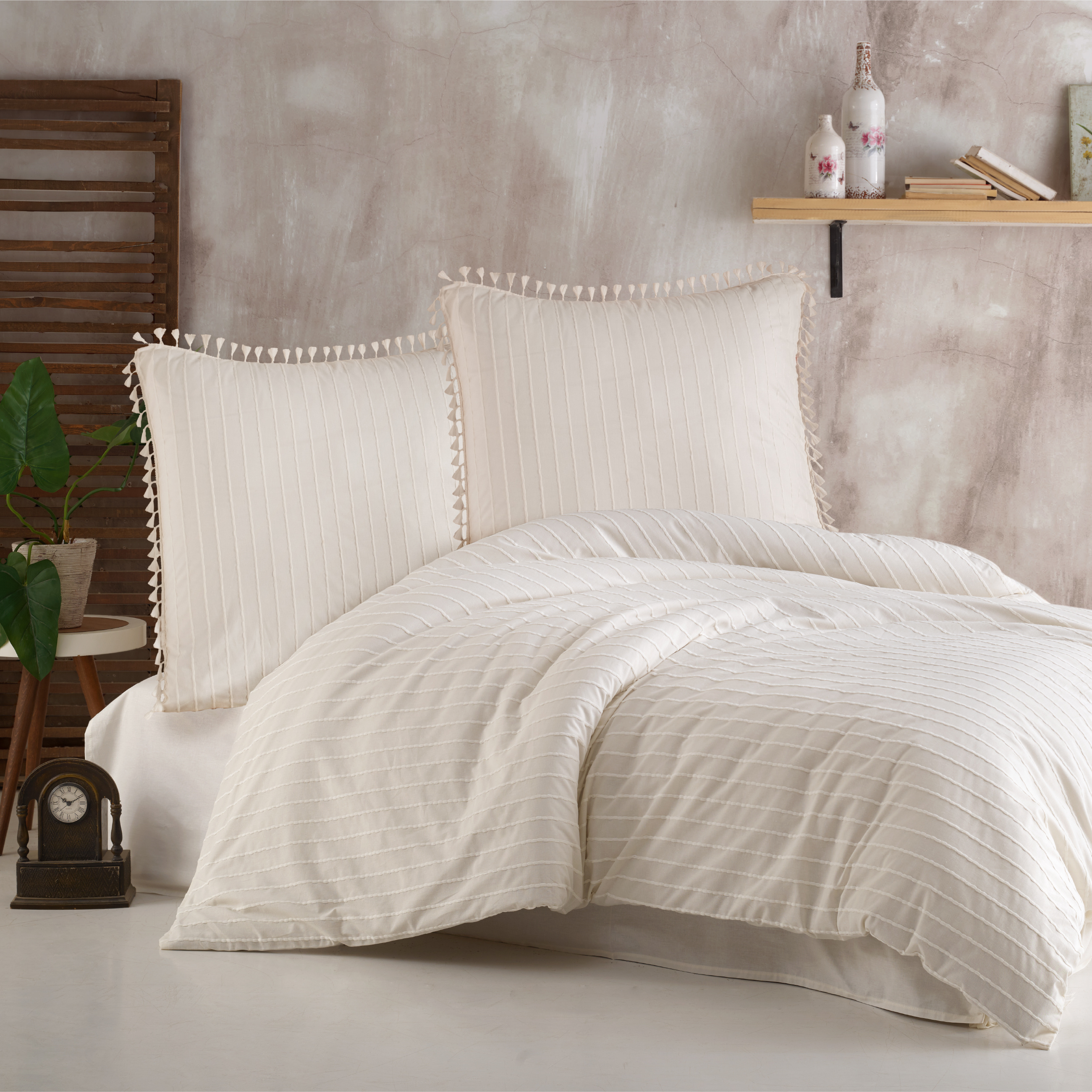 Image of Bed Linen, 100%breathable Bed Sheet, Soft And Comfortable - -tex Certified, Bed Sheet Set With Pillowcase And Zipper Closure