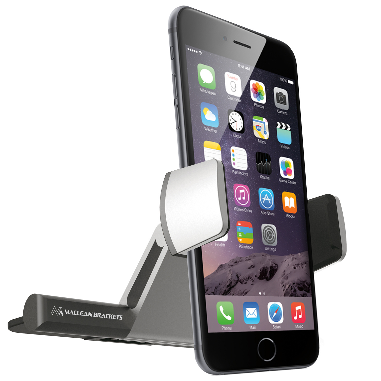 TEMU Support Téléphone pour Fixation en Emplacement CD Série Maclean MC-782