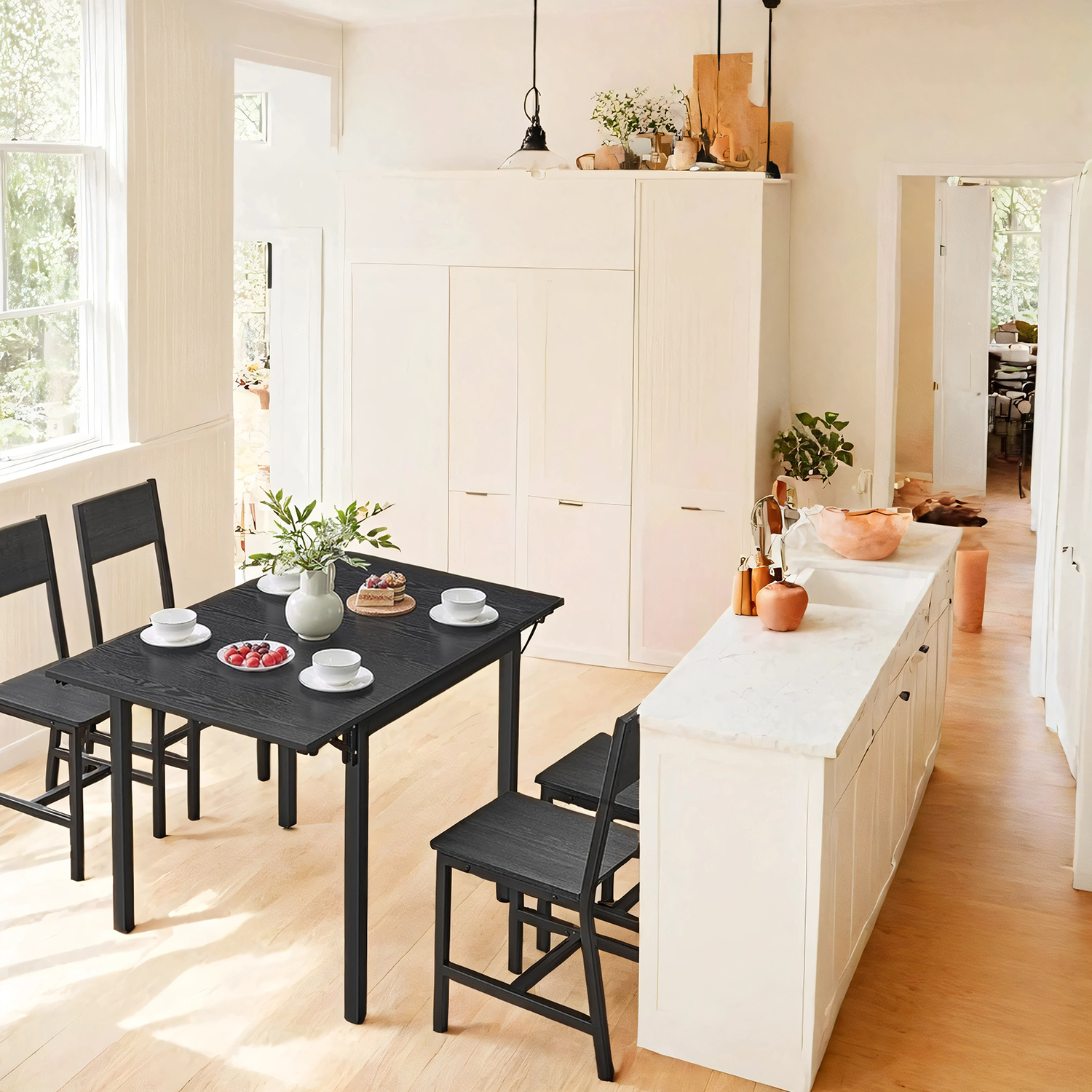 Folding Dining Table, Kitchen -, For Small Spaces