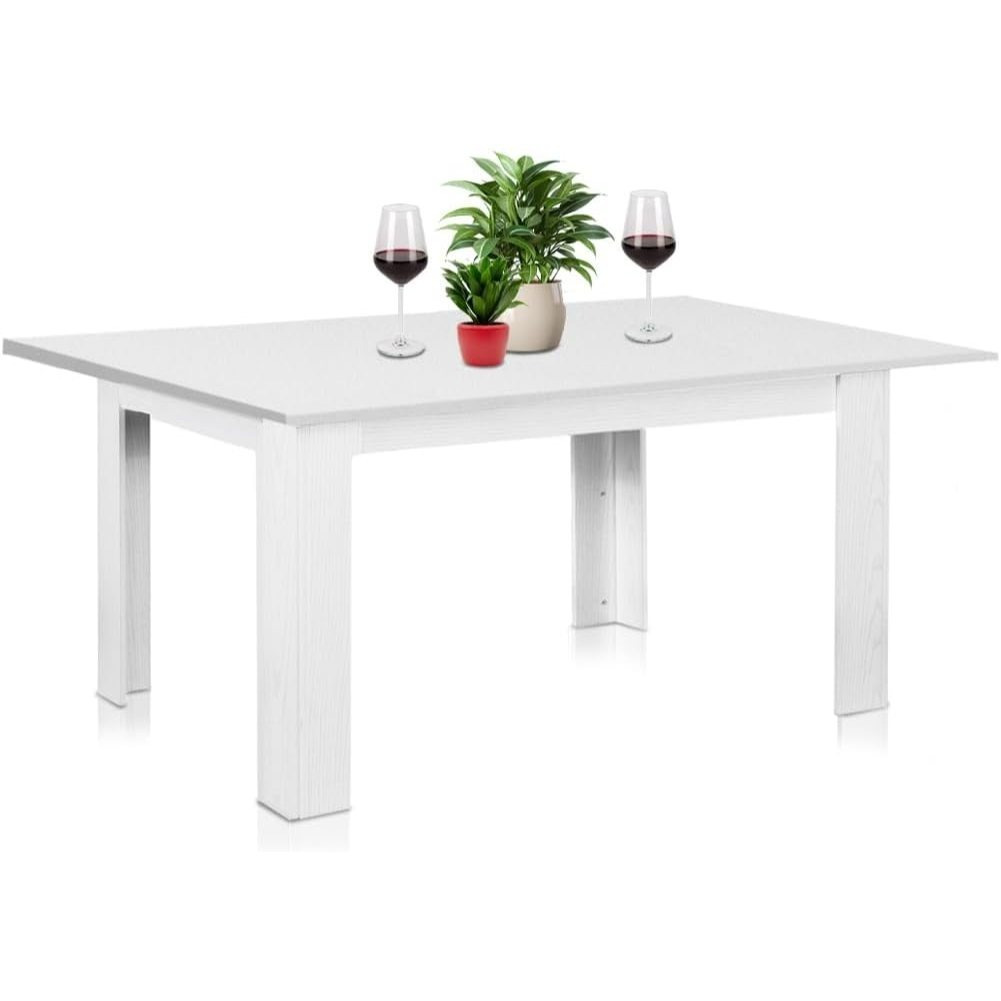 TEMU Shally Dogan Extendable Dining Table From 110 X 70 Cm To 150 X 70 X 78 Cm, , Space-saving Extendable, Ideal For Dining Room, Living Room,