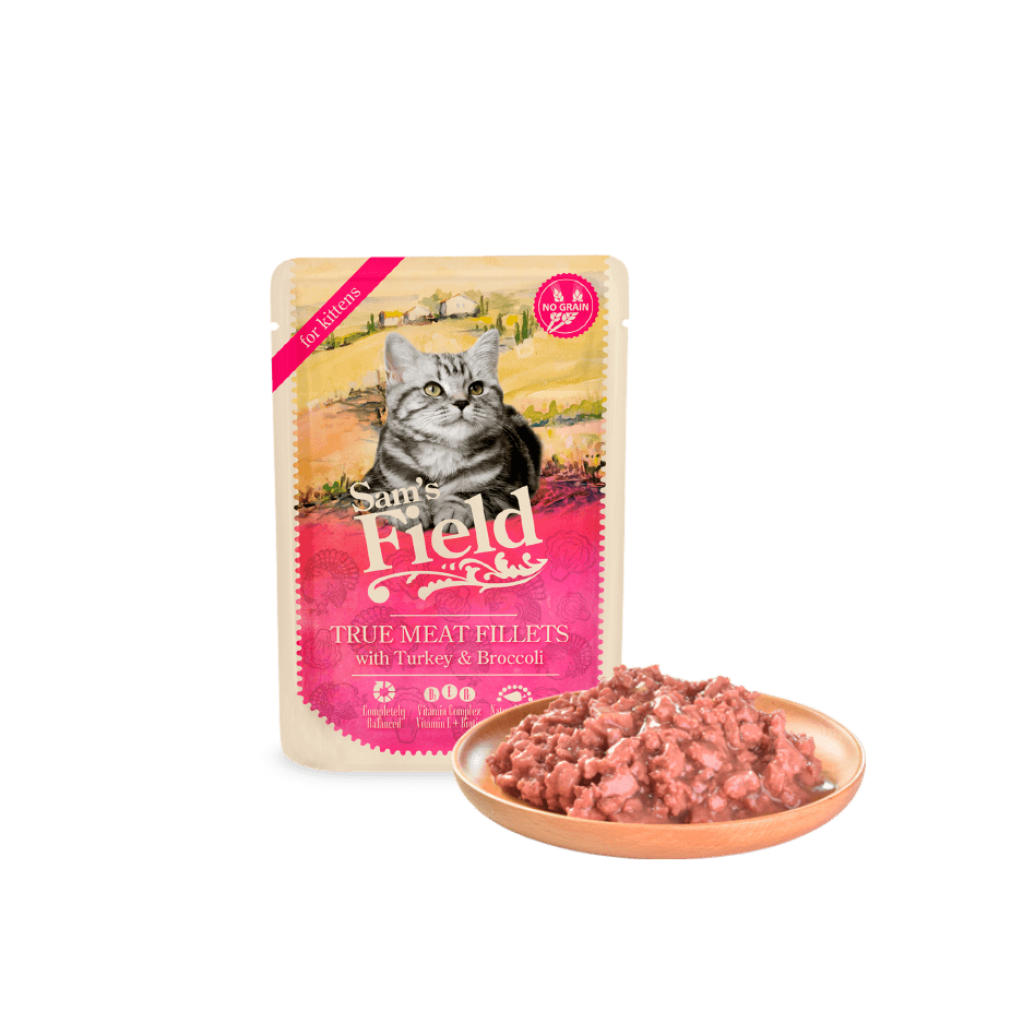 Sam'S Field Wet Food SUPER PREMIUM pour chats 24 sachets X 85 Gr
