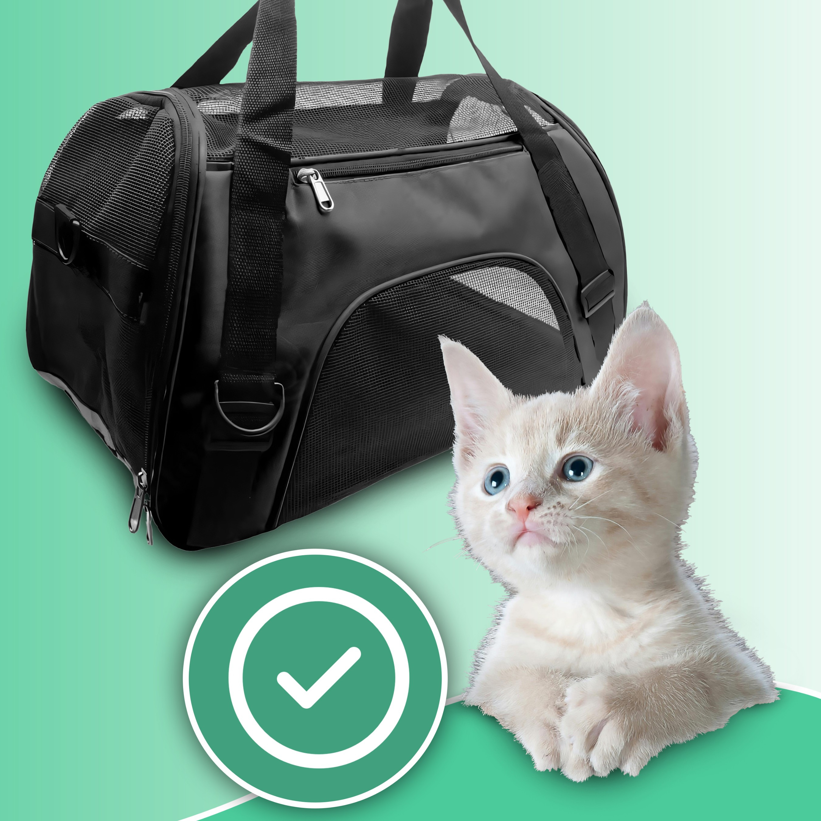 E-shop Tiertransporter Retoo , Transporttasche, Katzentransporter, Hundetransporter, Kaninchentransporter, verstärkter Boden, sichere