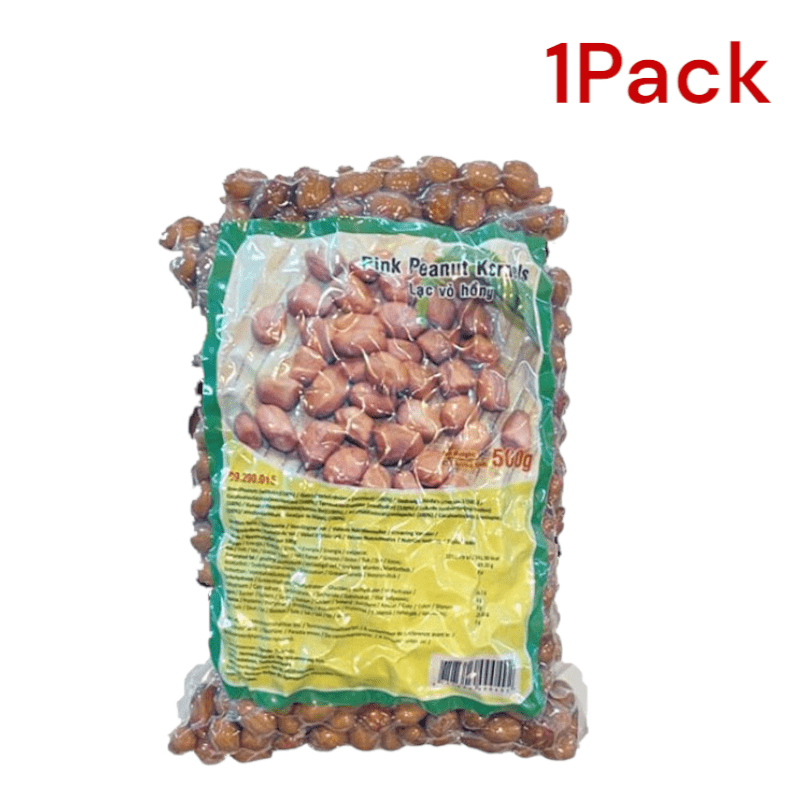 Image of 1-pack Kbc Peeled 500g - Crunchy Naturally Peeled , Perfect For Snacking, Roasting, Or Cooking – Snack For Home And On The Go