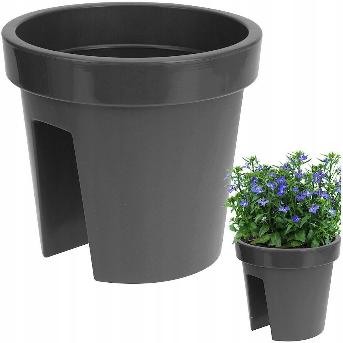 Balcony Railing Planter For Balustrade Matte