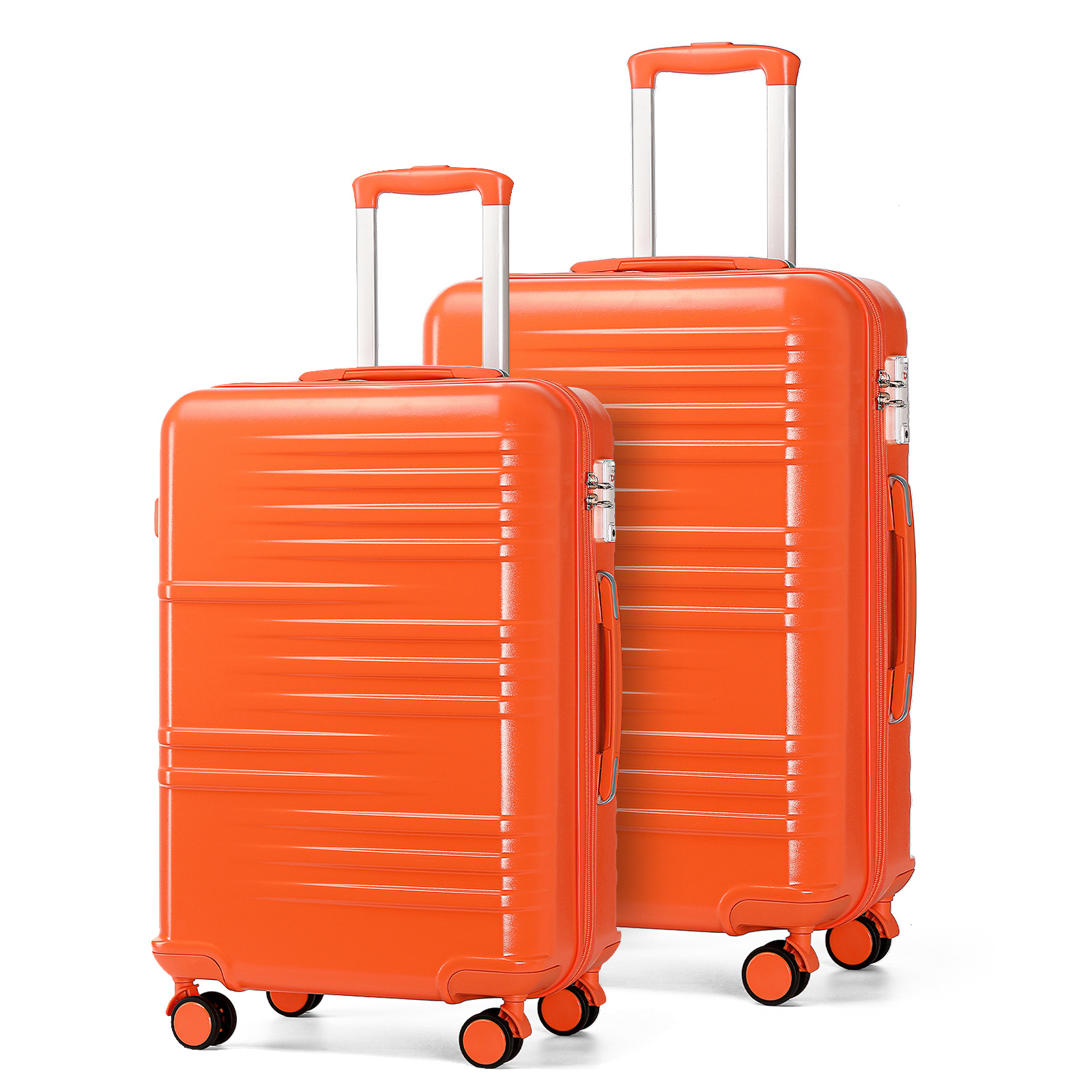 Image of 20/24/28inch Cabin Suitcase Set Lightweight Pc Carry On Luggage Suitcase Hard Shell Hand Luggage With 4 Spinner Wheels, 3 Digit Combination To School Holiday Gift