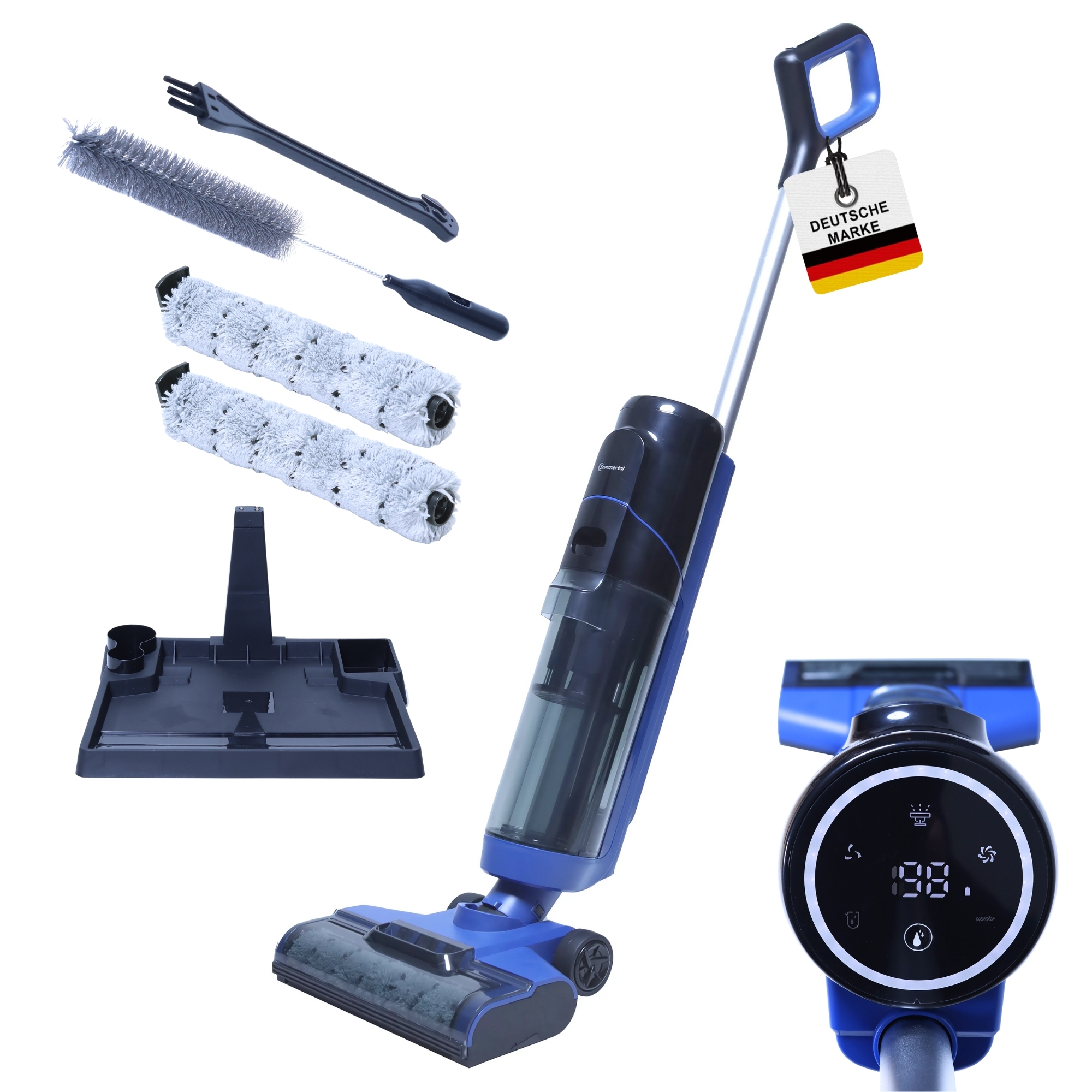 TEMU Summer Deal W2 Cordless Vacuum Cleaner | Wet And Dry Vacuum Cleaner | Cordless Vacuum Cleaner | Vacuum Cleaner With Water Tank | 0.5h |