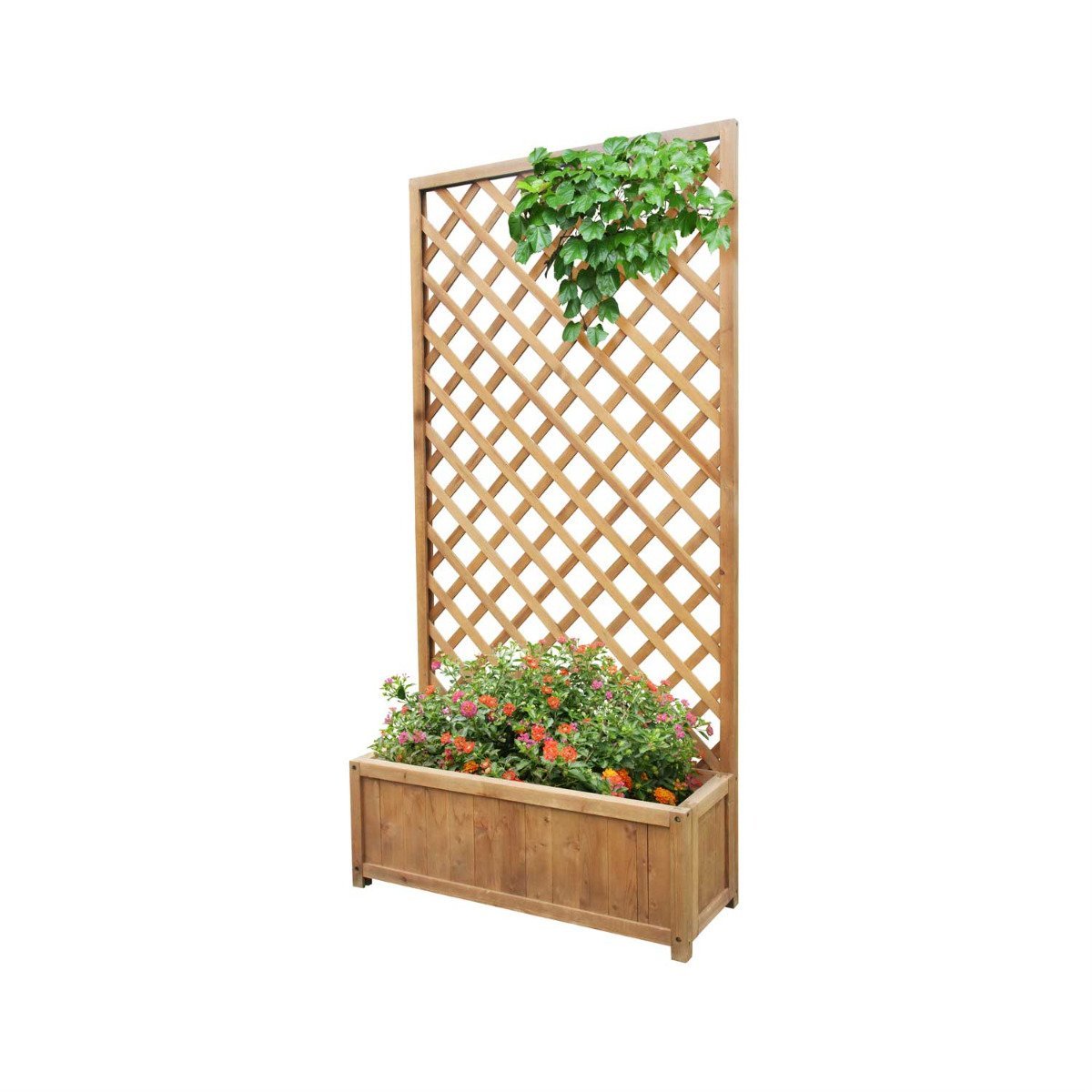 Dorothy - Cedar Wood Impregnated Wooden Bench With 180 Cm Backrest -