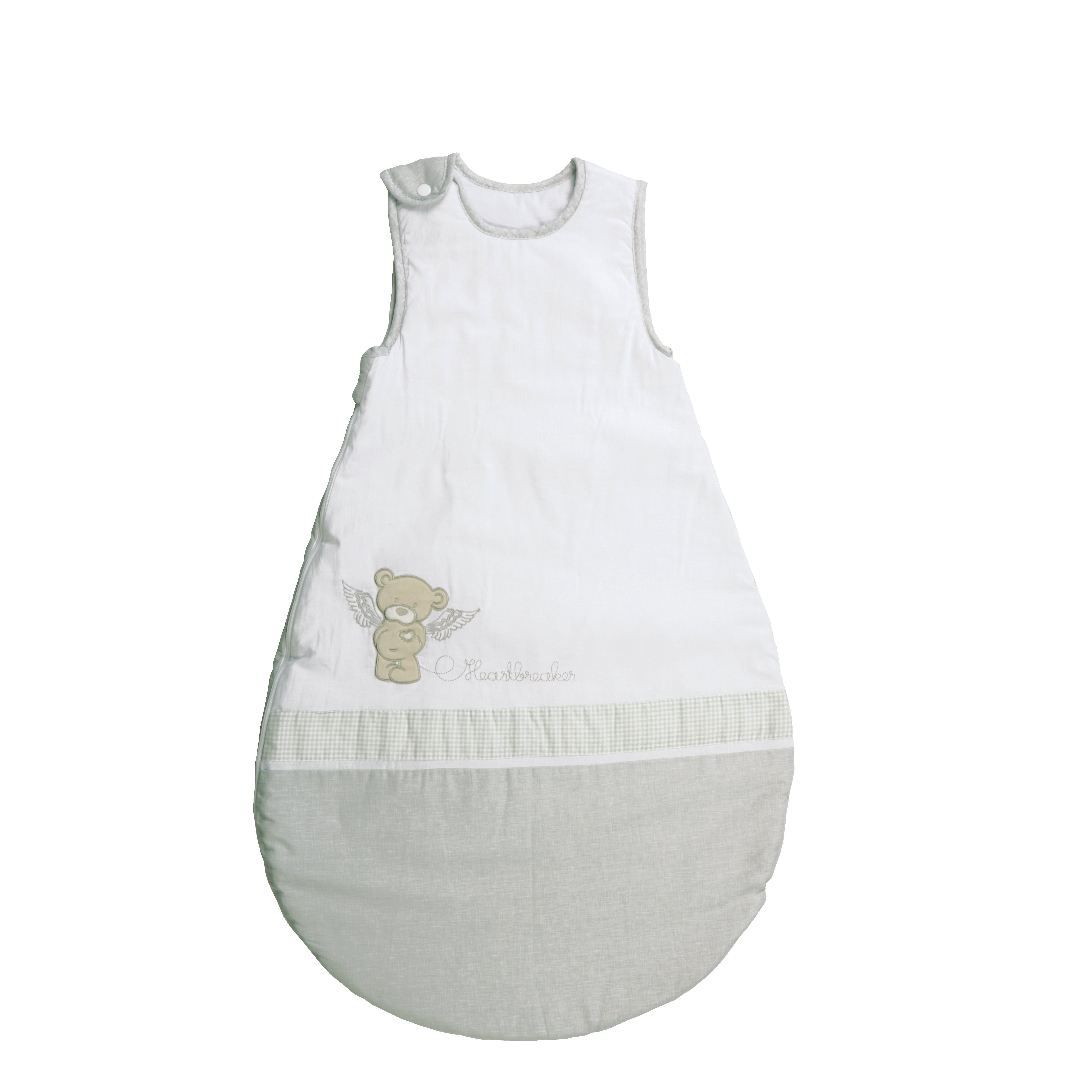 Roba Sleeping Bag, 90cm, Baby Sleeping Bag, Breathable Cotton, 'heartbreaker' Collection