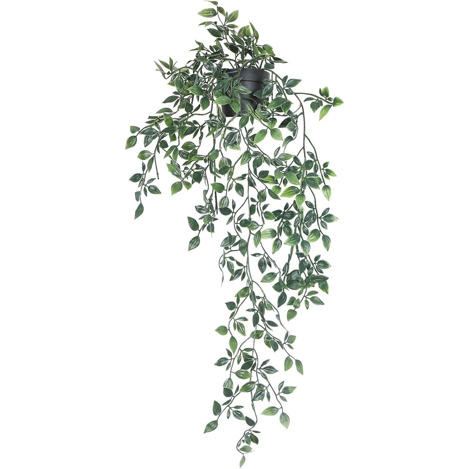 TEMU Eirdary Artificial Hanging Plants Fake Potted Plants For Indoor Outdoor Wall Office Decor (green)
