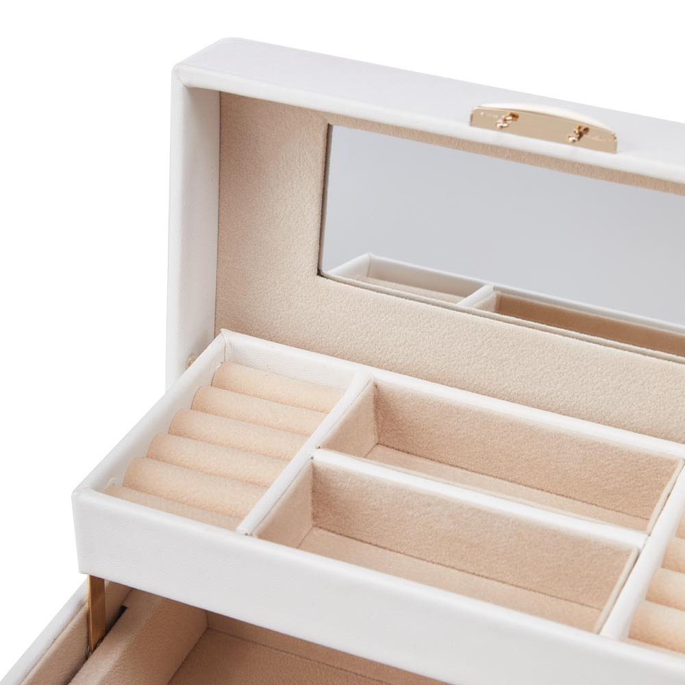 3-Layer Jewellery Box with Portable Travel Case
