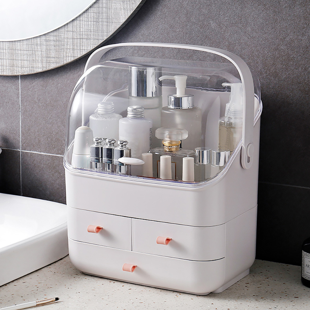 Large Capacity Multi-Layer Cosmetic Display Case for Vanity