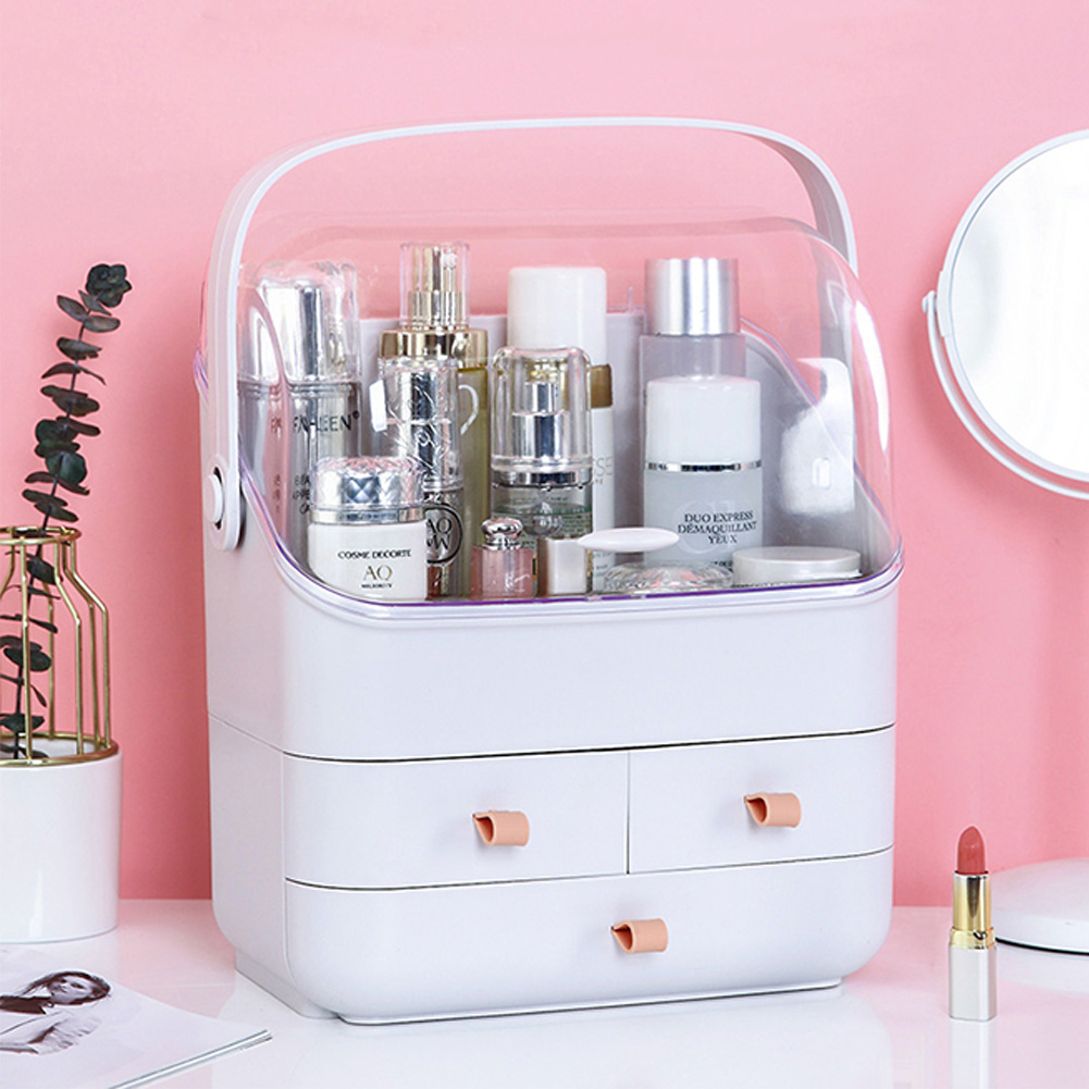 Large Capacity Multi-Layer Cosmetic Display Case for Vanity