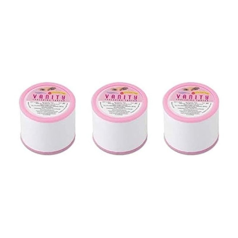 TEMU 3 Spools Vanity Eyebrow Threading Thread Facial Hair Removal Threads