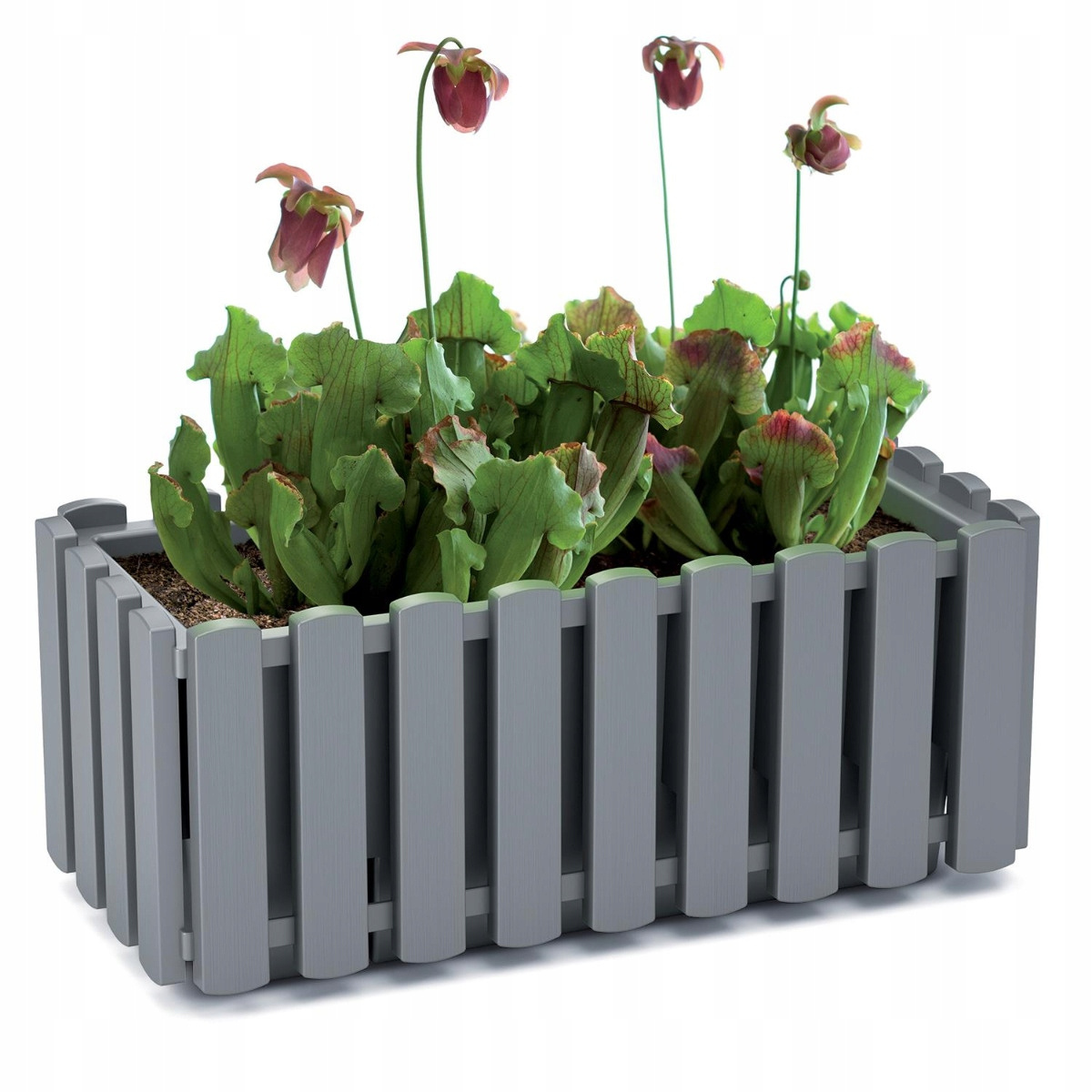 For Railing, Planter 58cm With Handles, Moisture Meter Included