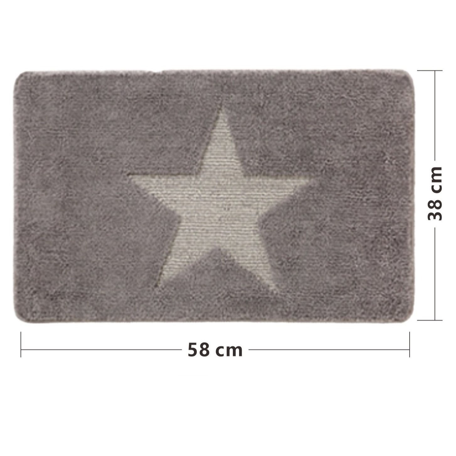 TEMU Alfombras de baño estrella microfibra tamano 58cmx38cm, diseño de Estrella varios colores. Alfombra de baño Antideslizante, Super absorvente,