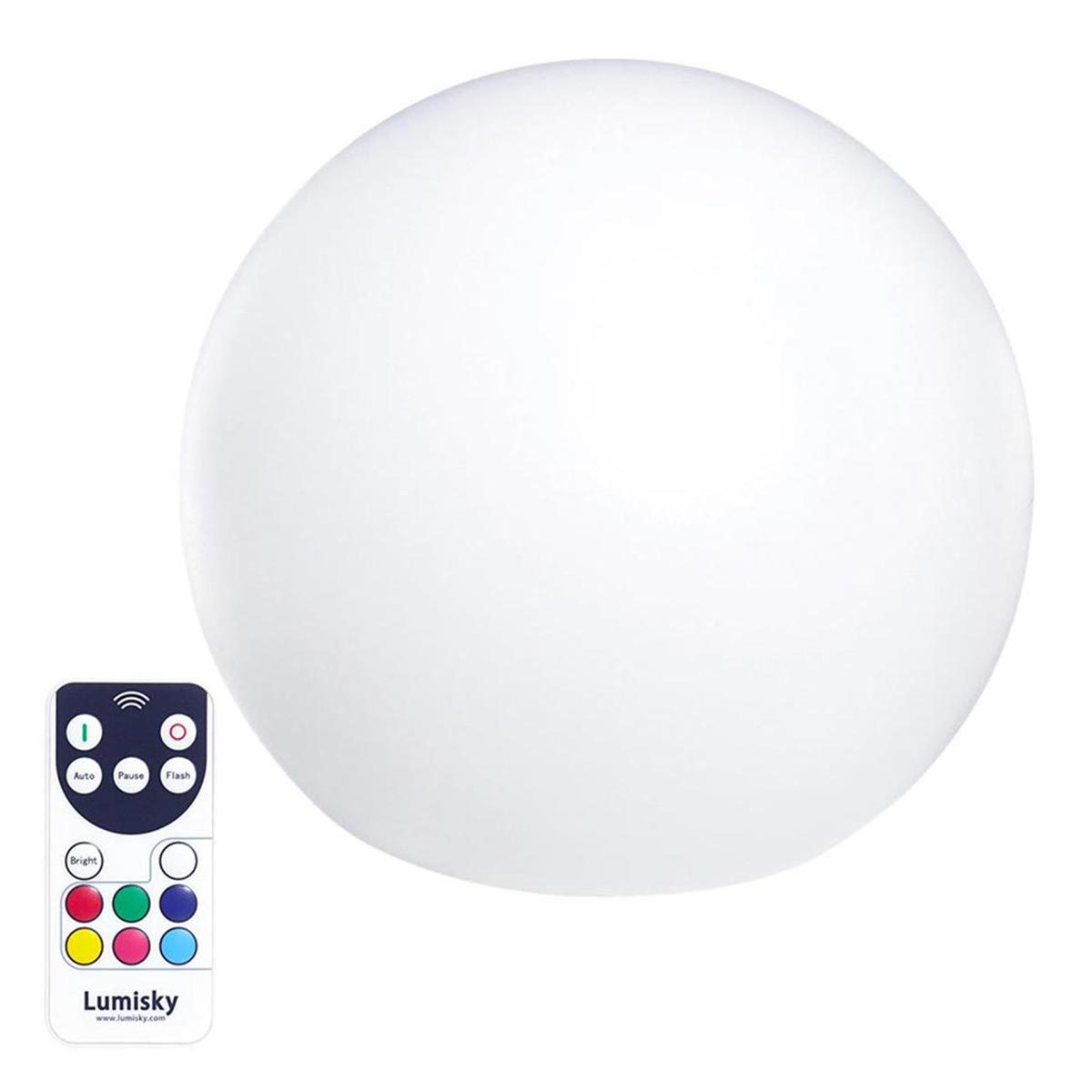 TEMU Luz LED Flotante Inalámbrica para Piscina, Multicolor, Regulable, Control Remoto, Carga por Inducción, Autonomía de 12 Horas, Uso
