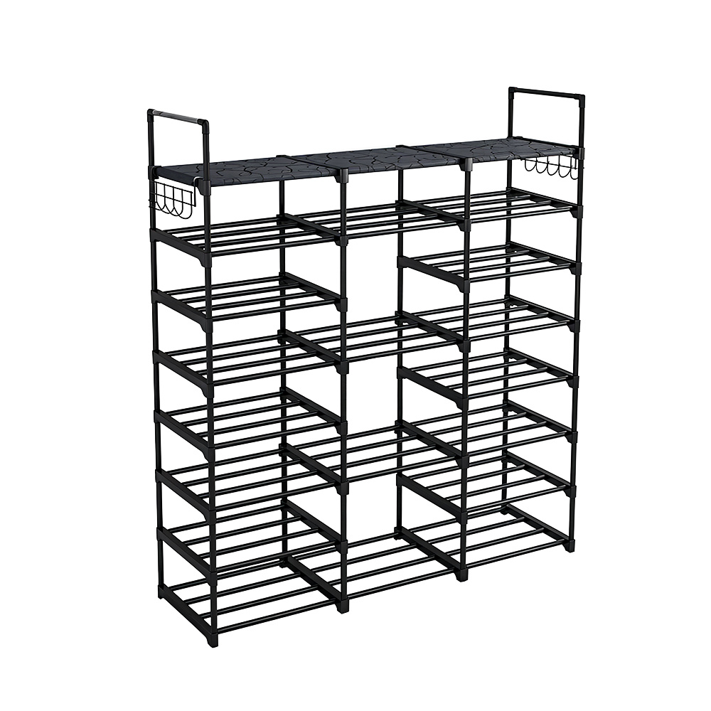 8 Layers 3 Rows Home Large Storage Shoe Rack