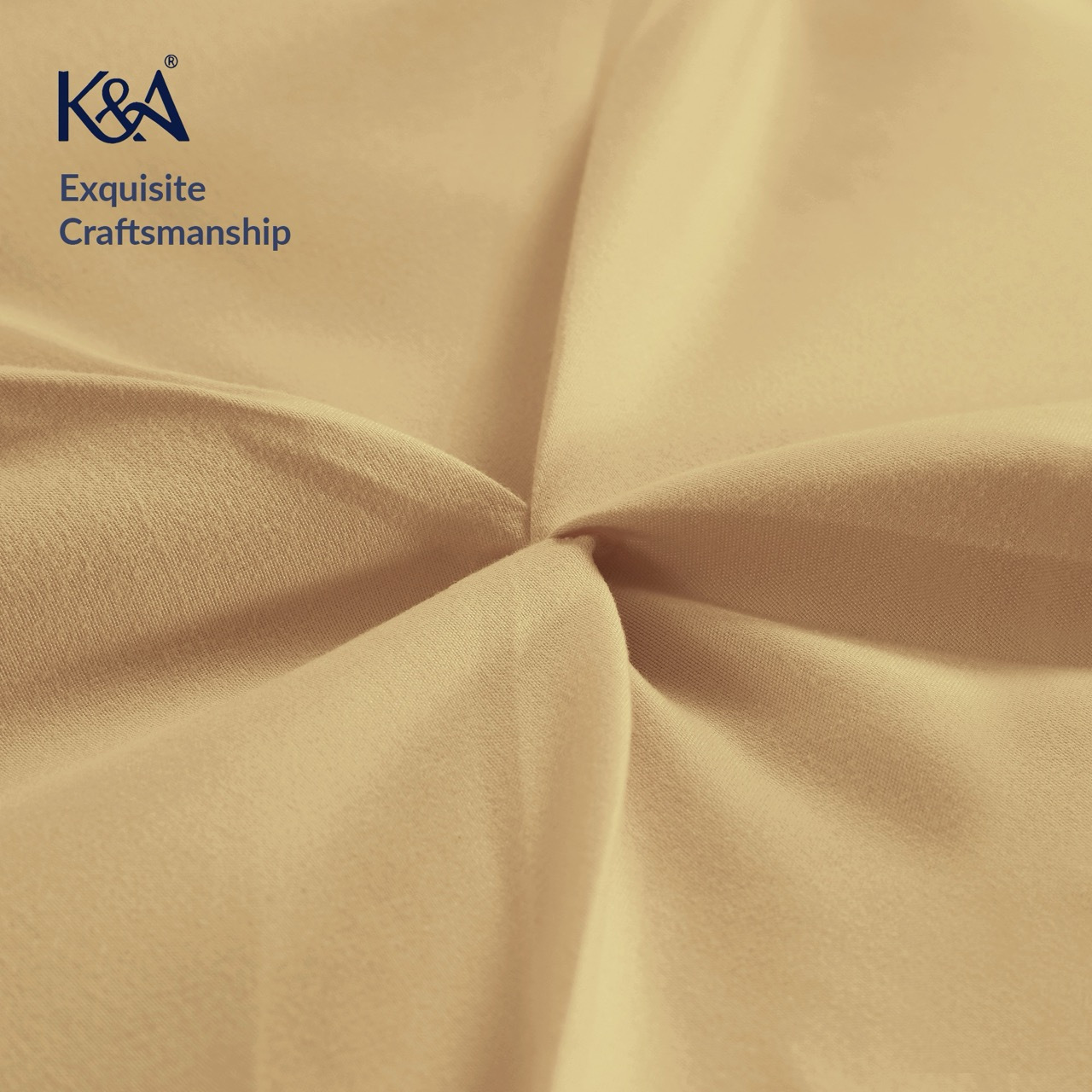 K&A® Pintuck Pinch Pleat Duvet Cover Set with Zipper Closure including Pillowcase – Ultrasoft Brushed Microfiber – Easy Care & Machine Washable