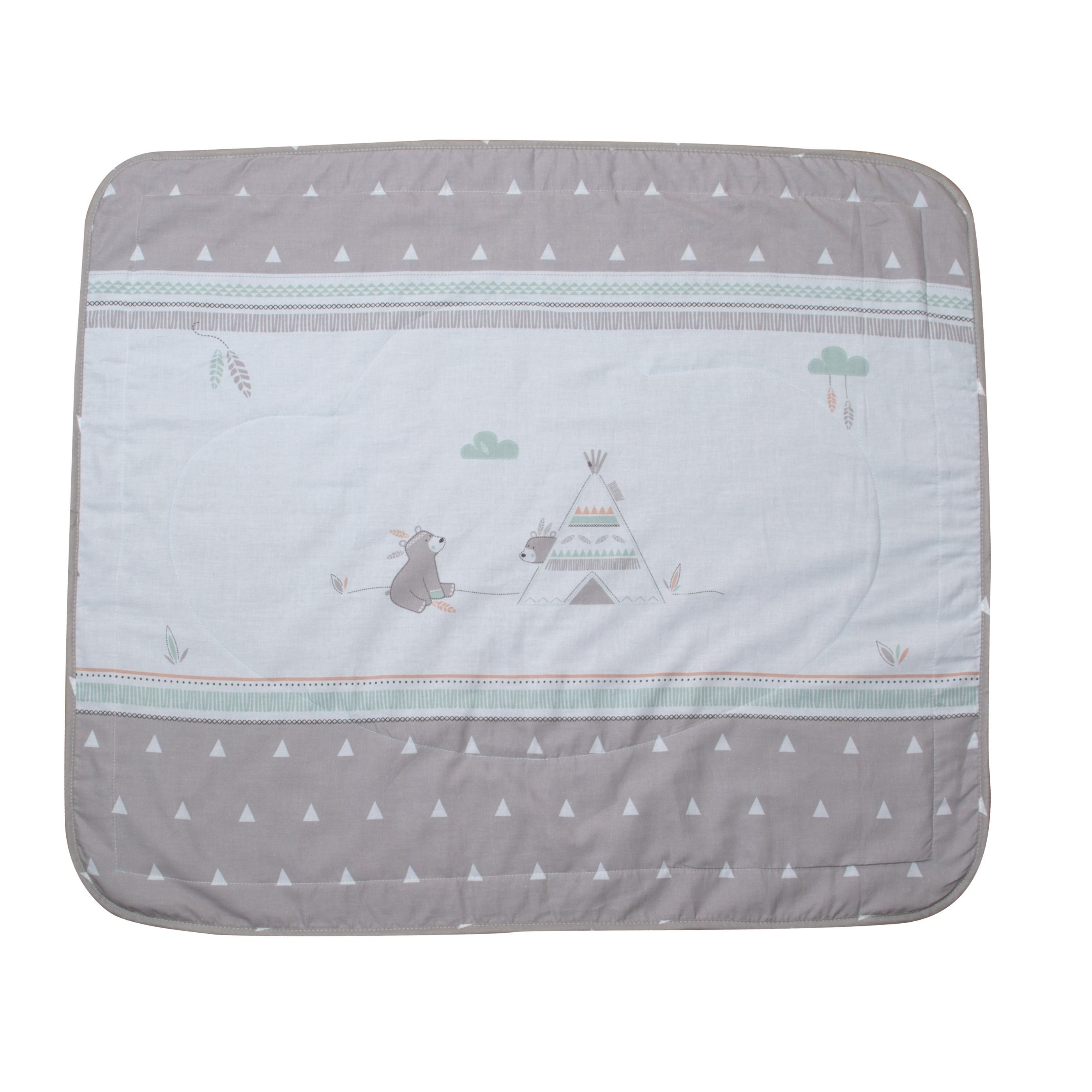 Image of Roba Baby Blanket 'indibär', 2-sided: 1x Super Soft, Warm & Fluffy, 100% Cotton