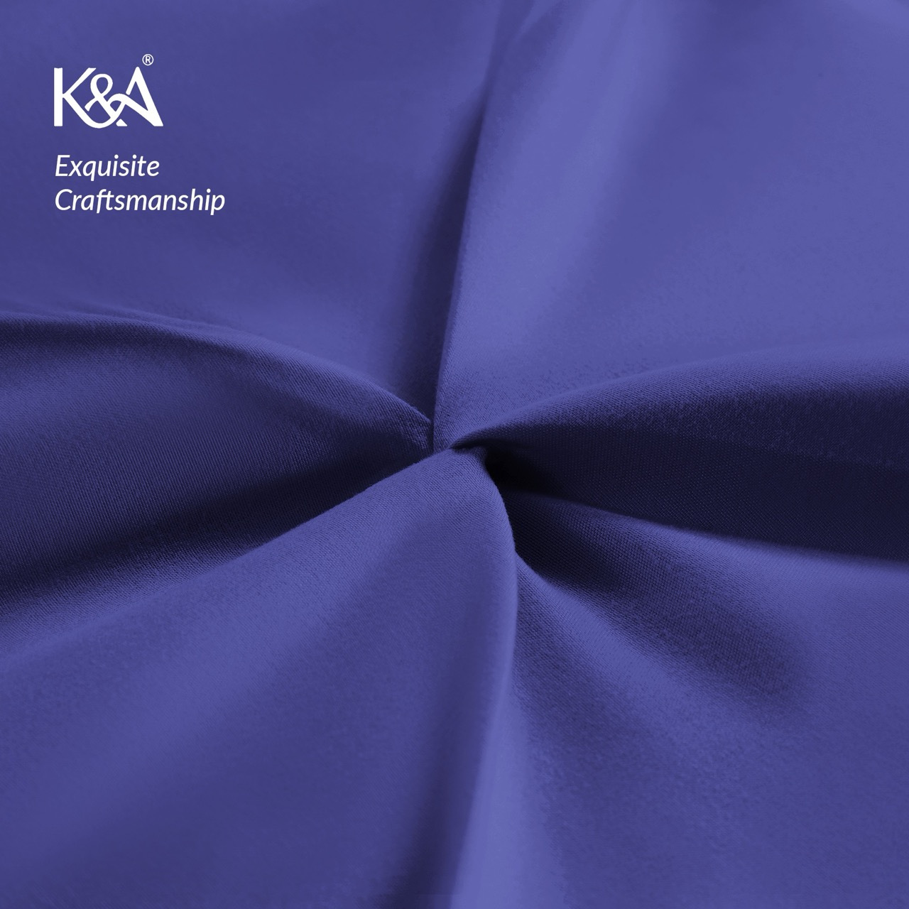 K&A® Pintuck Pinch Pleat Duvet Cover Set with Zipper Closure including Pillowcase – Ultrasoft Brushed Microfiber – Easy Care & Machine Washable