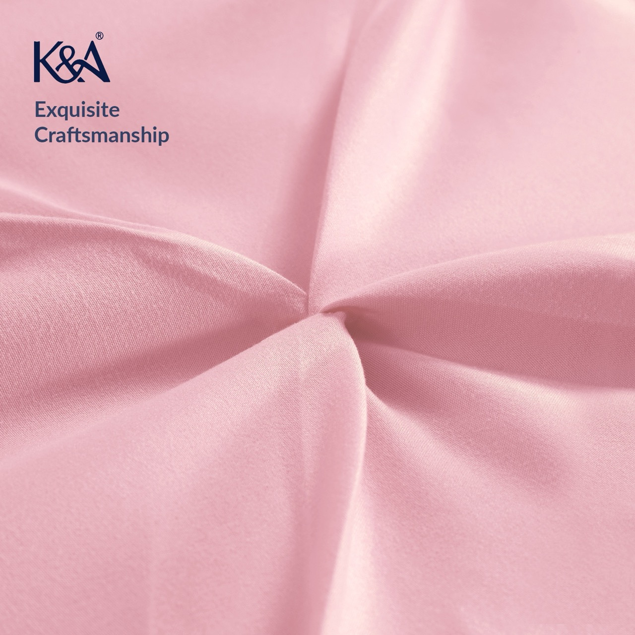 K&A® Pintuck Pinch Pleat Duvet Cover Set with Zipper Closure including Pillowcase – Ultrasoft Brushed Microfiber – Easy Care & Machine Washable