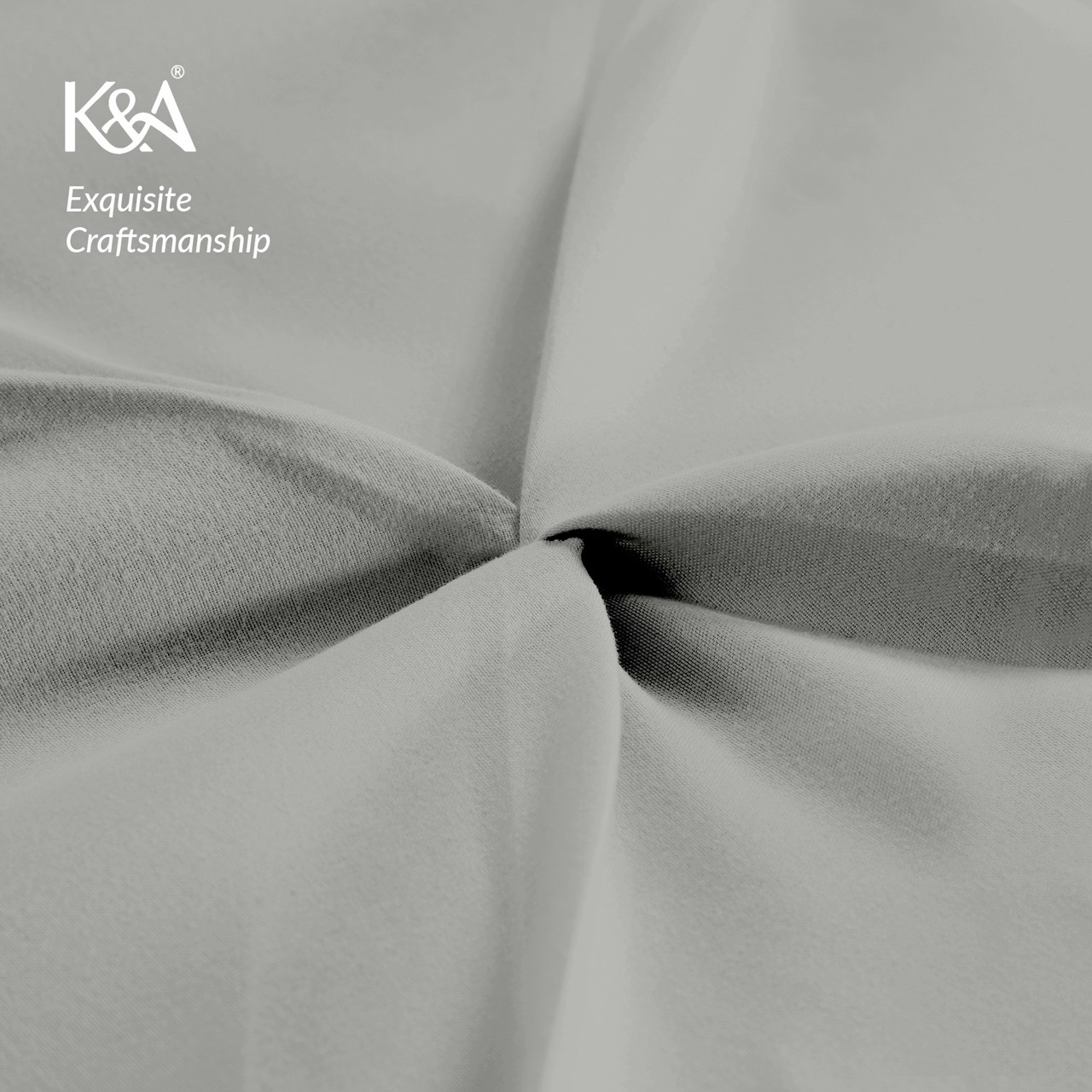 K&A® Pintuck Pinch Pleat Duvet Cover Set with Zipper Closure including Pillowcase – Ultrasoft Brushed Microfiber – Easy Care & Machine Washable