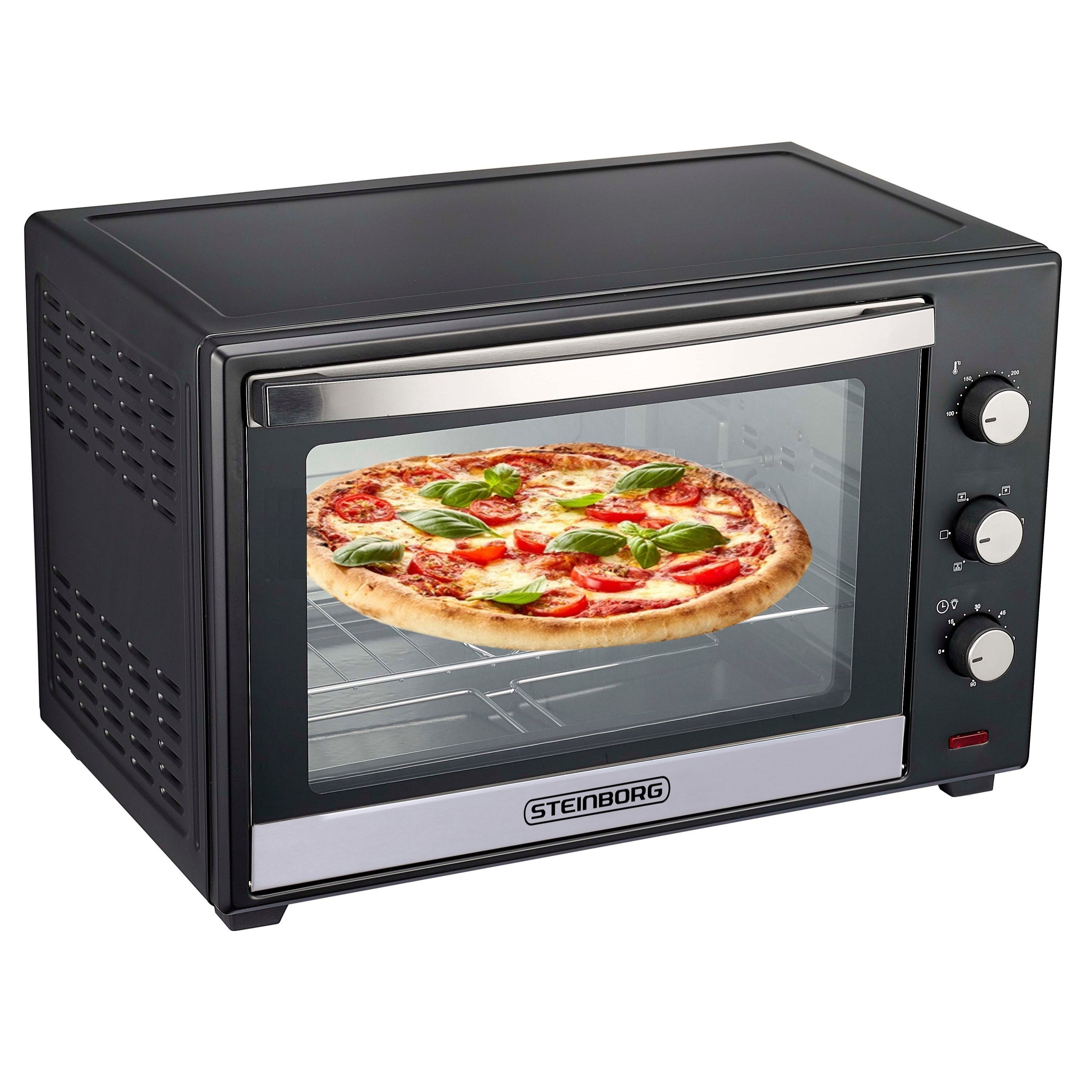 TEMU Mini Oven 60 Liter | Convection Oven | Pizza Oven | Mini Oven | Freestanding Oven | Mini Oven | Oven With Convection | 2000 Watt | Convection |