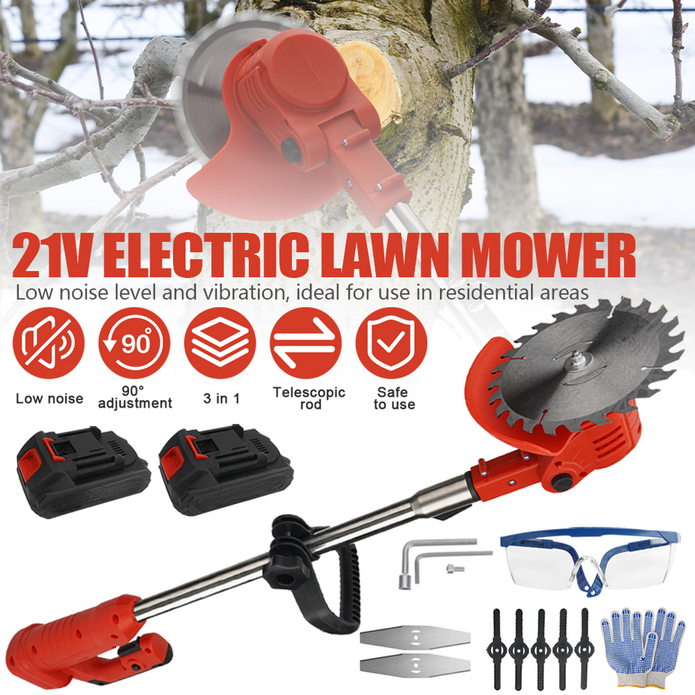 TEMU Portable Lawn Mowers, Lightweight Lawn Mowers, Lawn Mower Replacement, With 3 Types Of Blades, Lawn Edger, Lawn Mowers For Gardens And Courtyards, Garden Trimmers, Trimmers