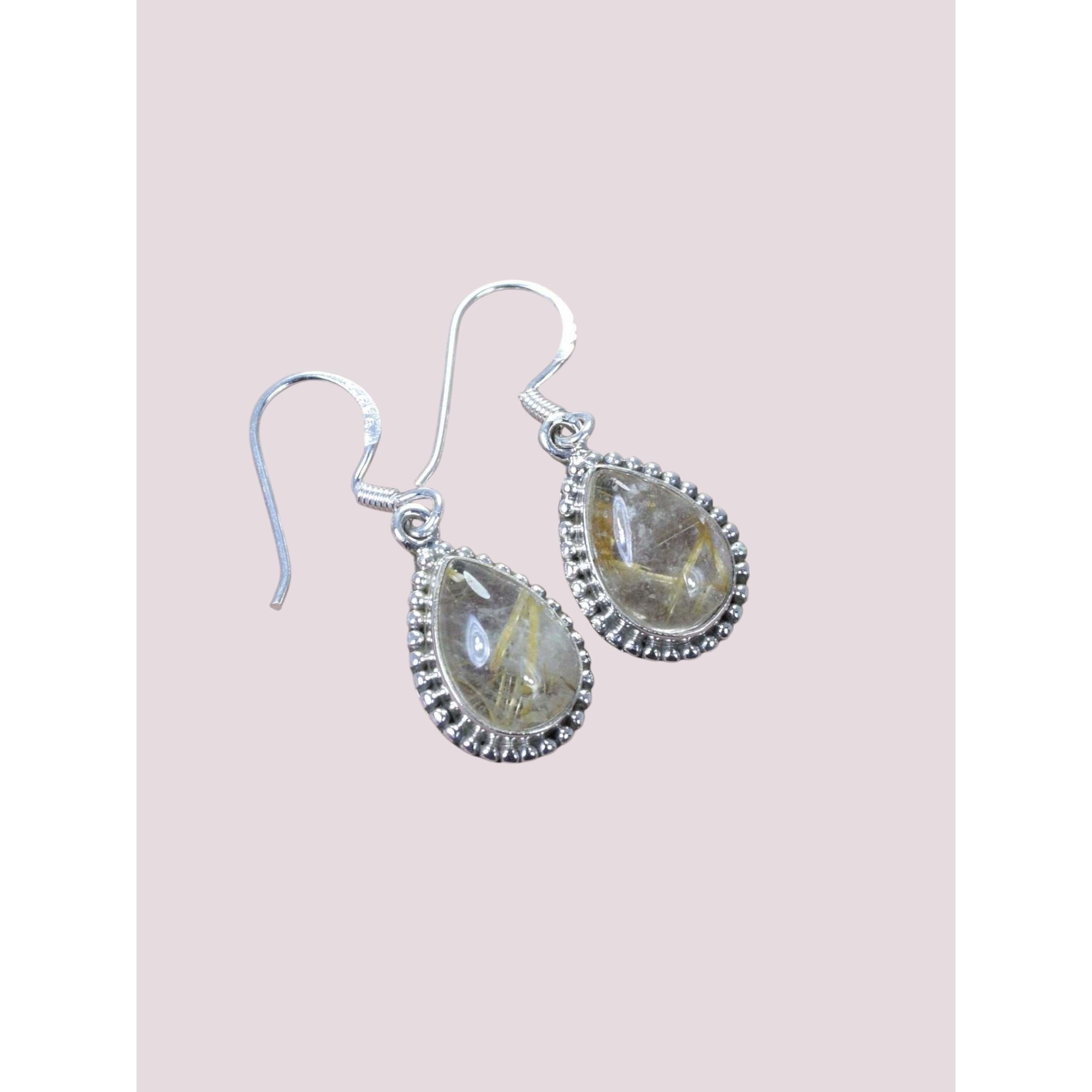 925 Silver Gemstone Earring - Minimalist Style
