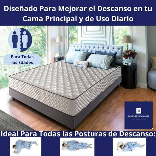 item picture premium visco mattress 140 height 20cm high firmness ideal for back pains double winter summer side ultra breathable dagostino home