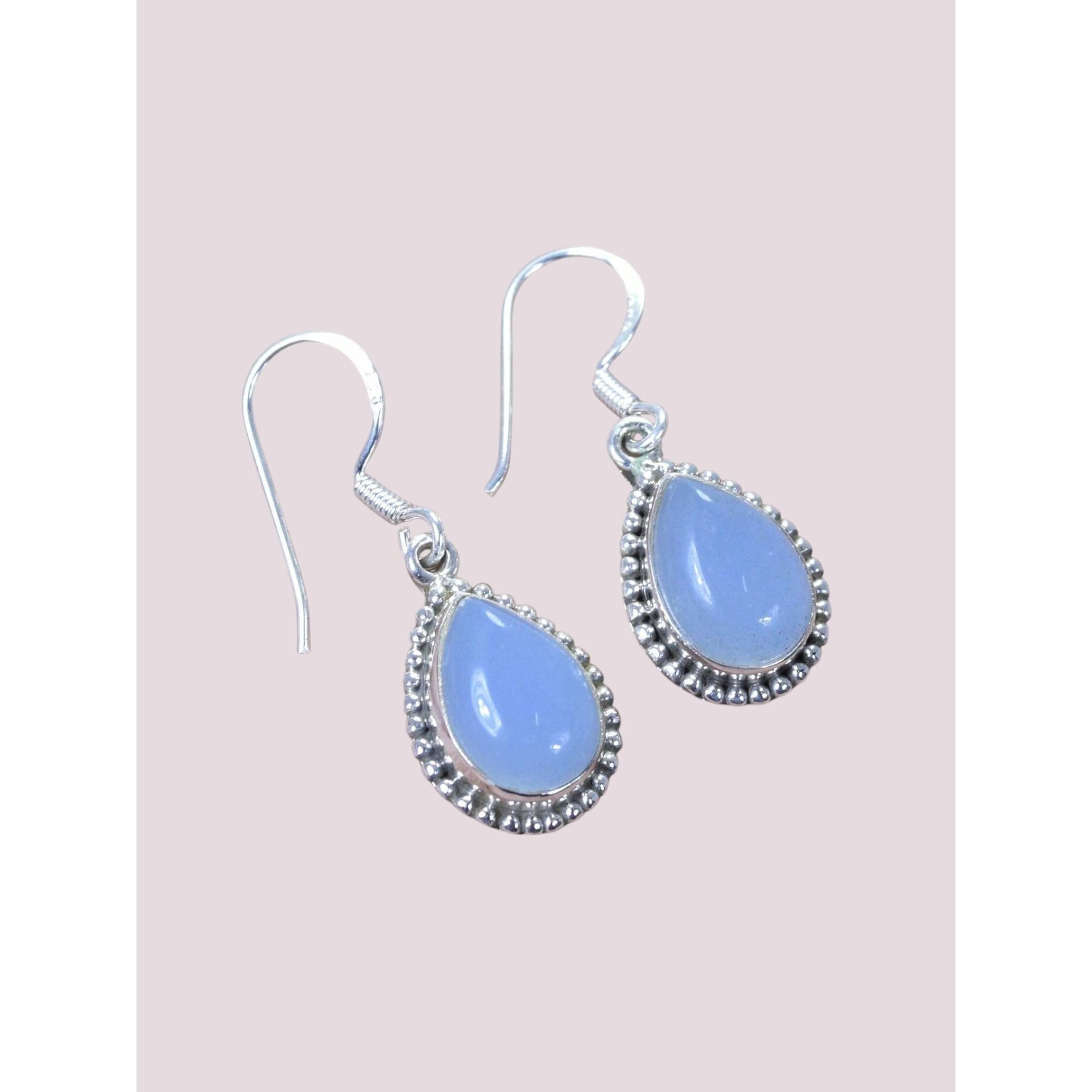 925 Silver Gemstone Earring - Minimalist Style