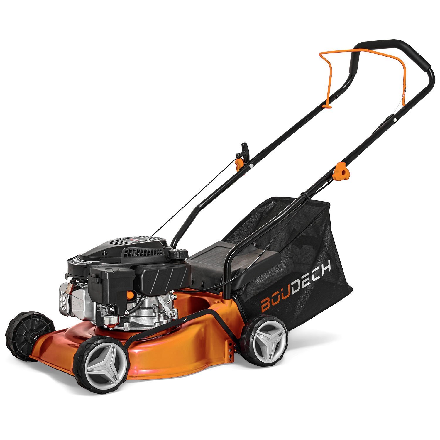TEMU 132 - 132cc 4-stroke Gasoline-powered Push Lawn Mower With 400mm Steel Blade