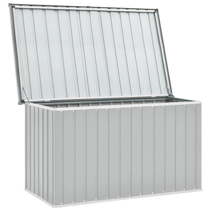 garden box grey 149x99x93 cm cushion box