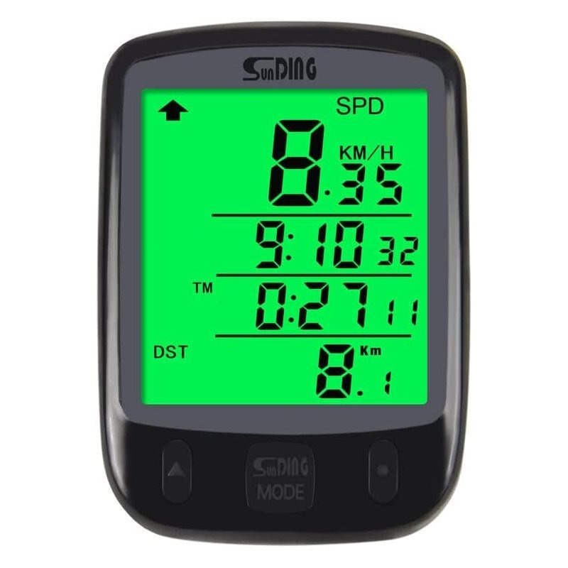 TEMU Bike Computer Gps, Ant+ Cycling Computer, Multifunctional Bicycle Computer Gps With 2.4 Lcd Screen, Bike Speedometer With Auto Backlight Ip67