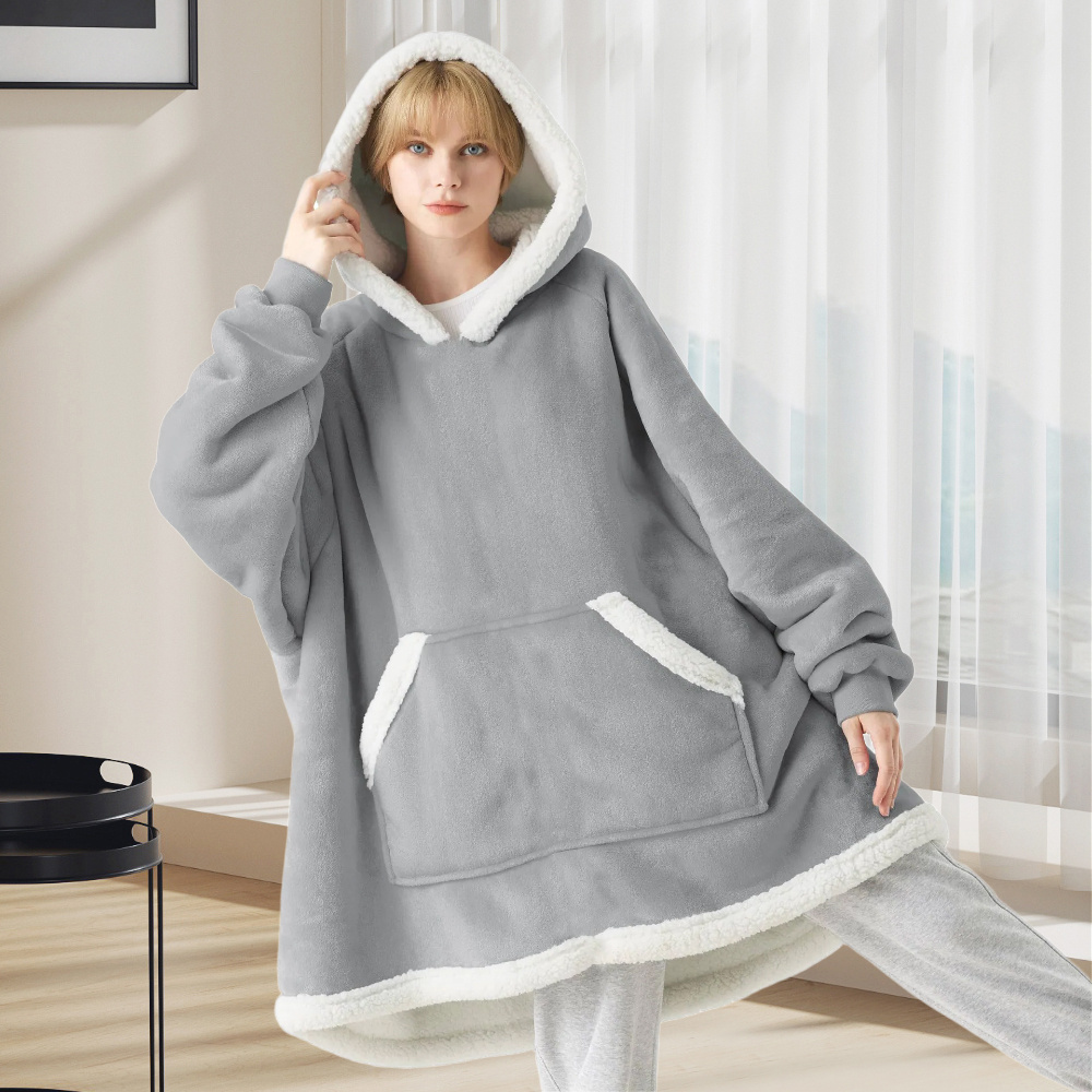 Softan Hoodie Blanket, Oversized Wearable For Adults, Warm Hooded Sweatshirt Navy Faux Fur Sweatshirt Large Pocket 45b7b897 E11c 47c9 B42f Bee030c8c1e3.b802876a0fdfffada32b7e8089443170