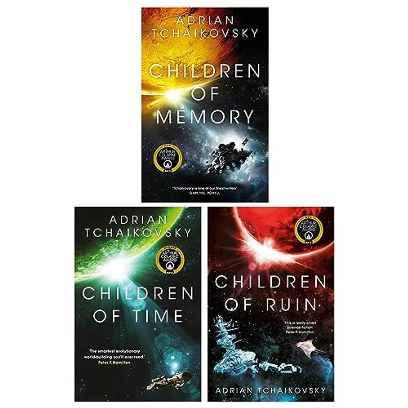 TEMU Children Of Time Series 3 Books Collection Set (children Of Time, Children Of Ruin & Children Of Memory)