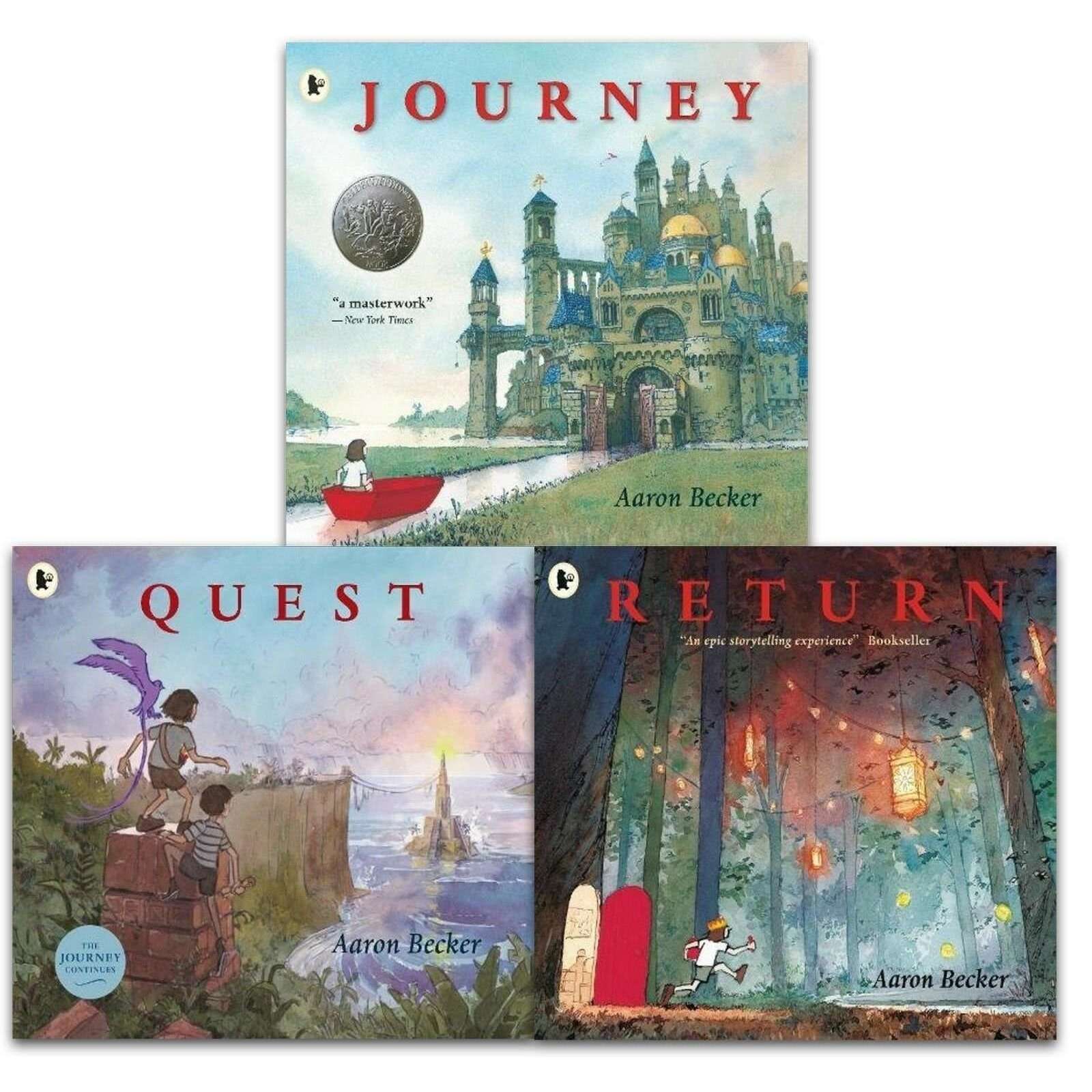 TEMU Journey Trilogy – Aaron Becker 3 Book Collection Set | Stunning Illustrated Adventure, Imaginative Storytelling & Creative Exploration For 5+