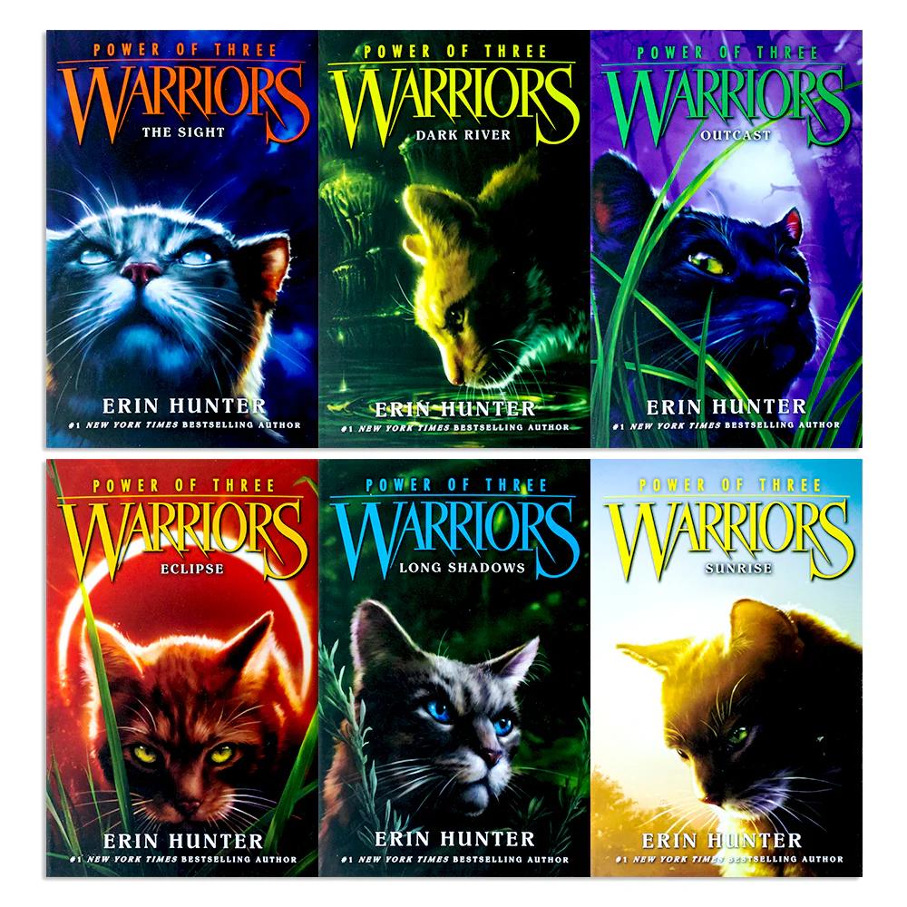 Warrior Cats by Erin Hunter: Series 3 The Power of Three 6 Books Collection Set - Ages 8-12 - Paperback