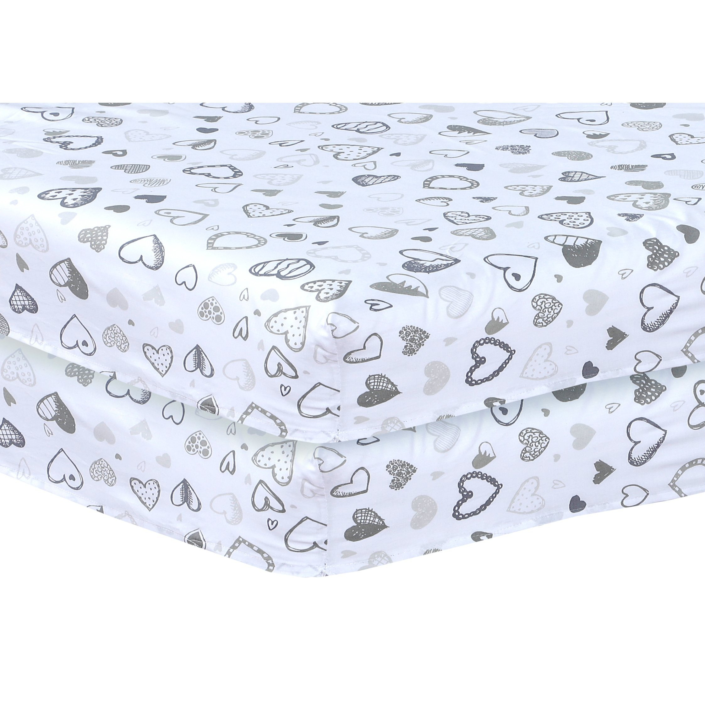 DTEX HOMES Super Soft Breathable Polycotton Cot Bed Sheets