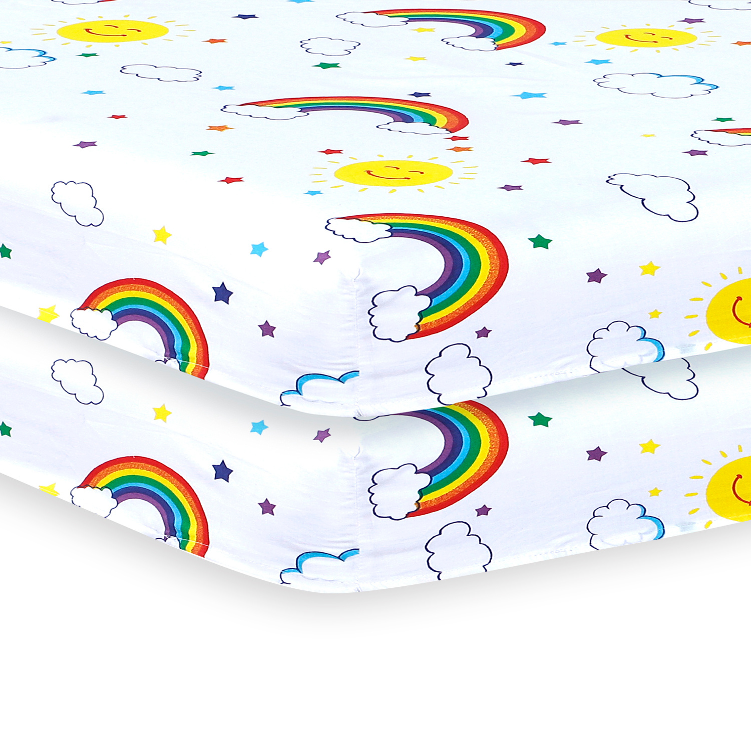 DTEX HOMES Super Soft Breathable Polycotton Cot Bed Sheets