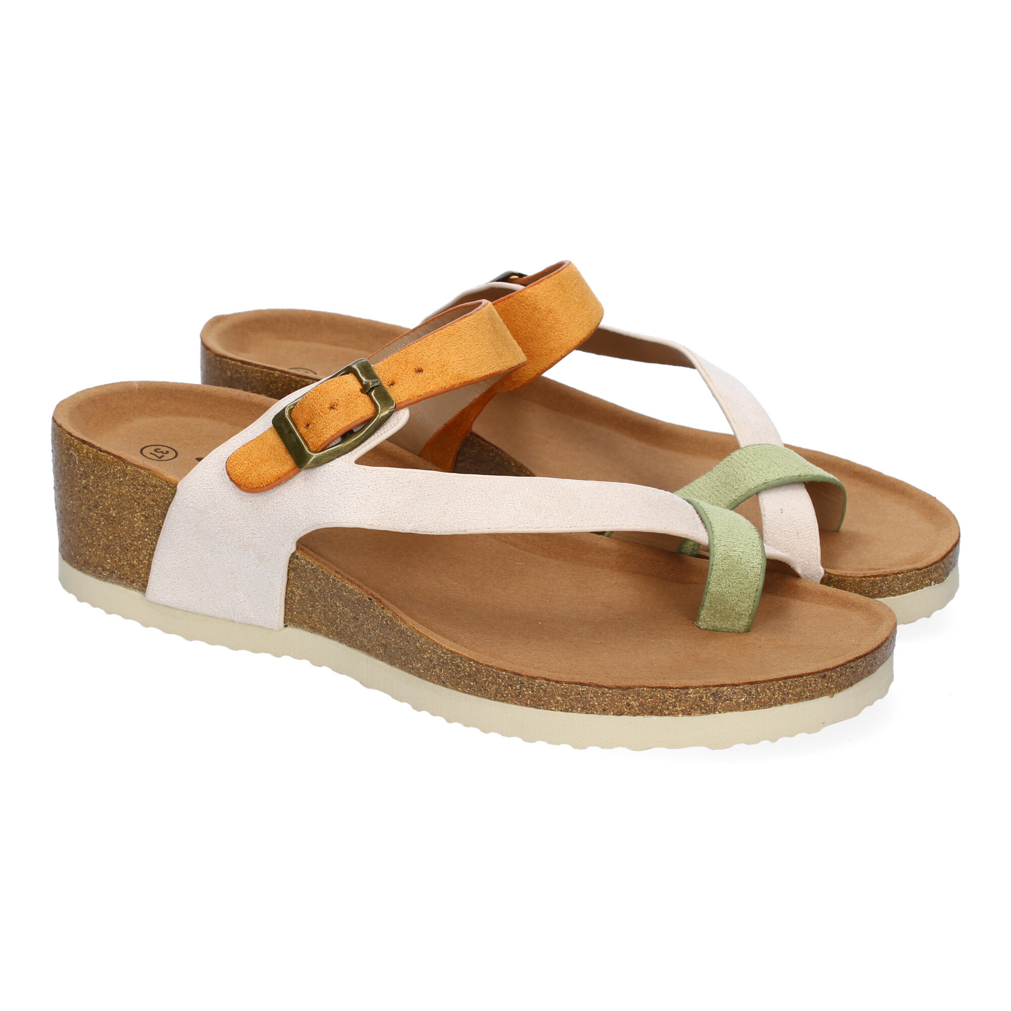 Women's Wedge Sandal, Comfortable, , Slave Style, Open Heel, And Closure