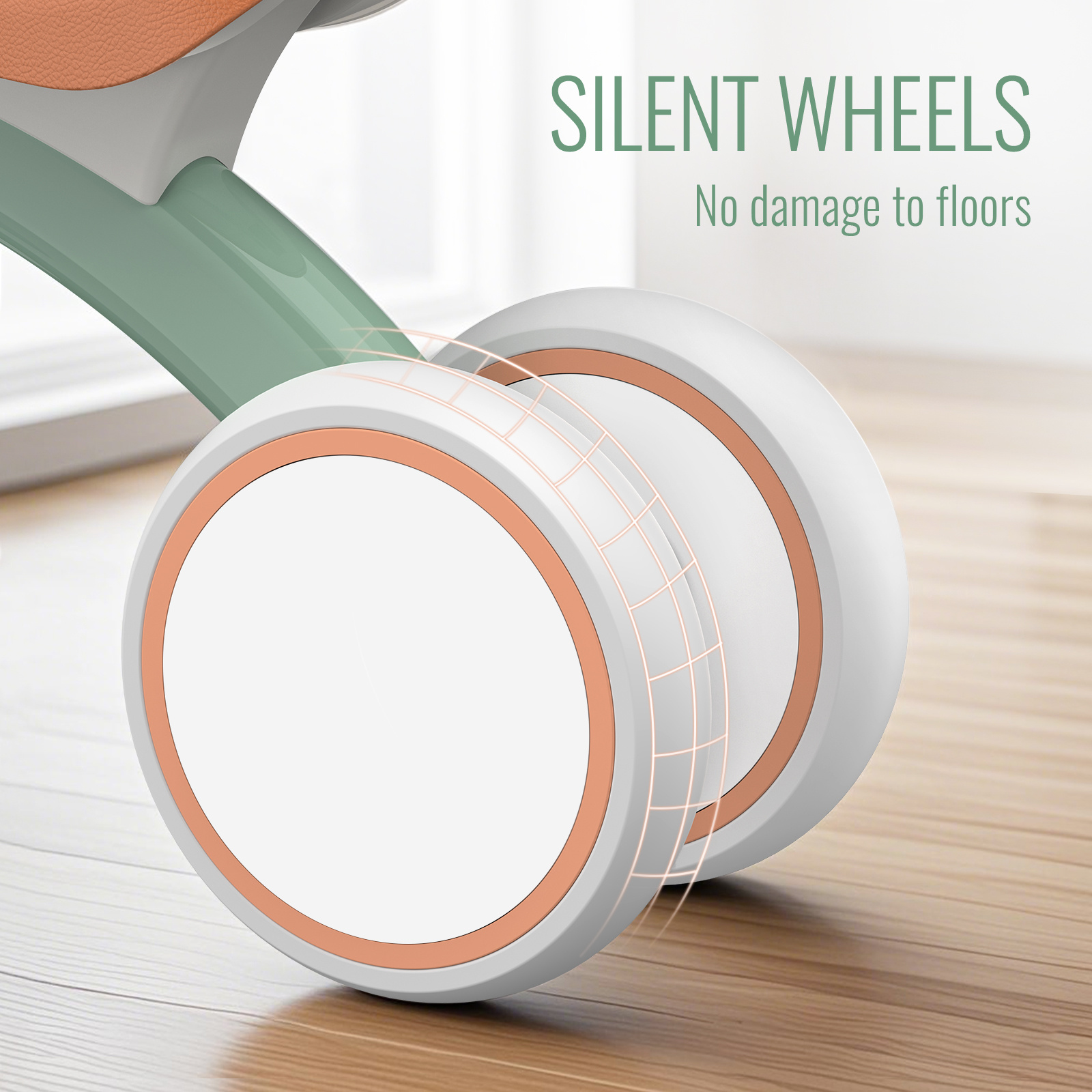 Baby balansfiets met mand, babyloper voor 12-24 maanden, 135° beperkte besturing voorkomt zijdelingse valontwerp, baby's glijdende fiets voor binnen en buiten voor jongens en meisjes, voor 1-jarige verjaardag, groen/roze/zwart