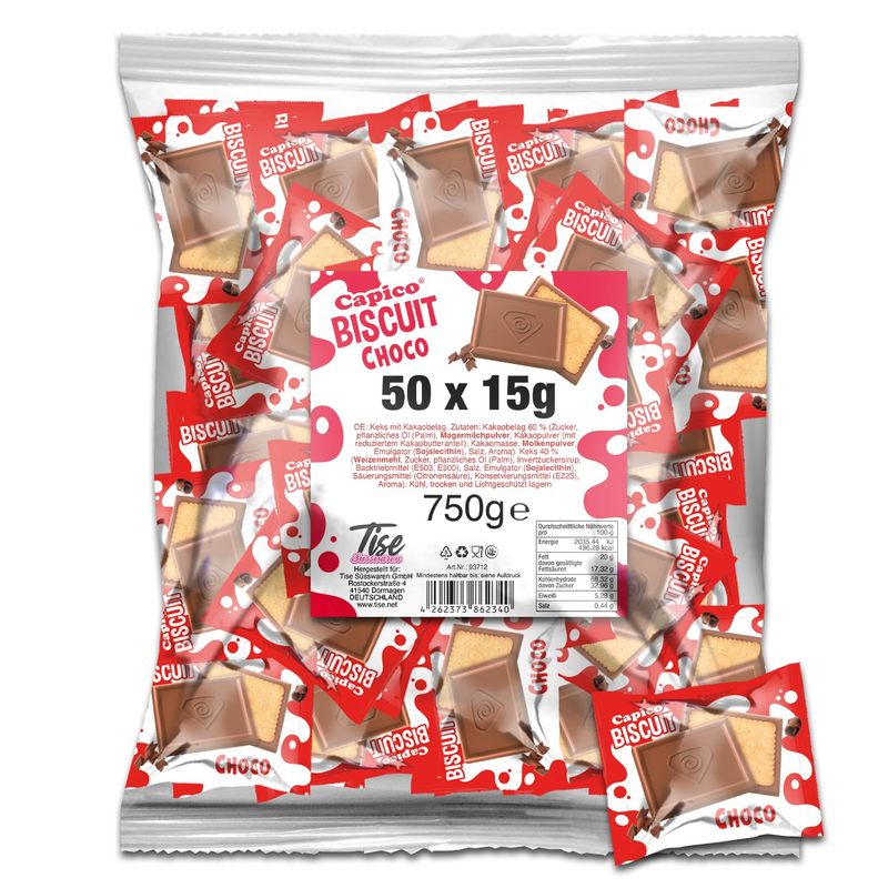 Capico Choco Biscuit (50x15g) 750g