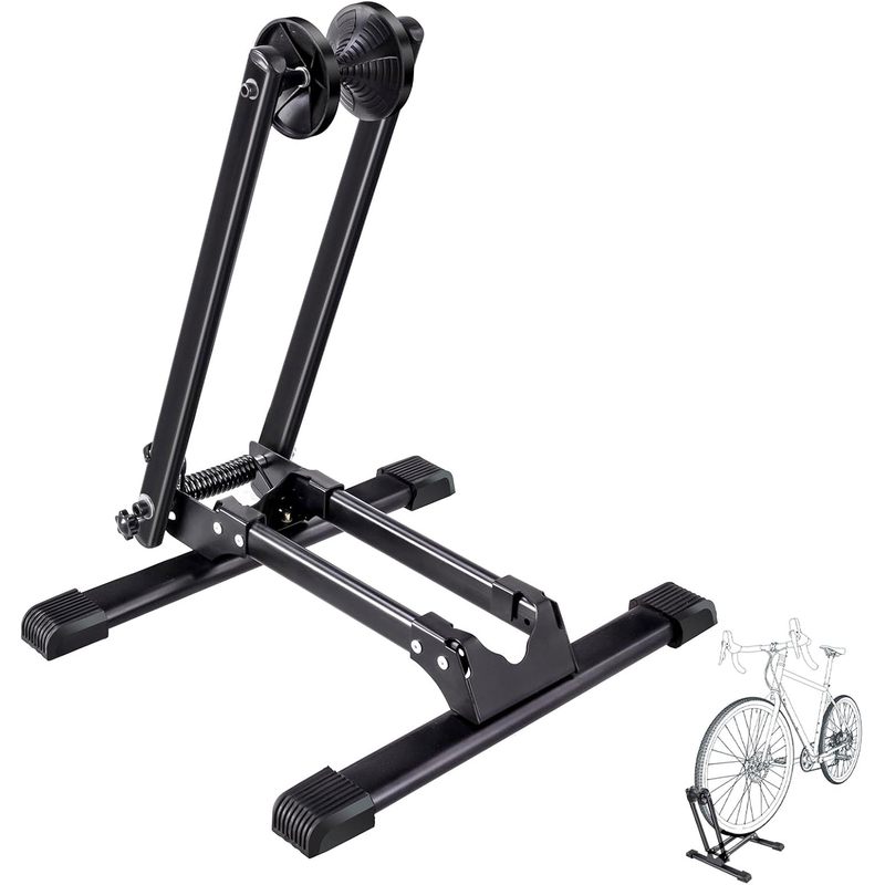 TEMU Floordirekt Bike Stand For 24 To 29 Inches – Sturdy Floor Stand For Mountain Bikes, E-bikes, Trekking Bikes, & Commuter Bikes – Bike Holder